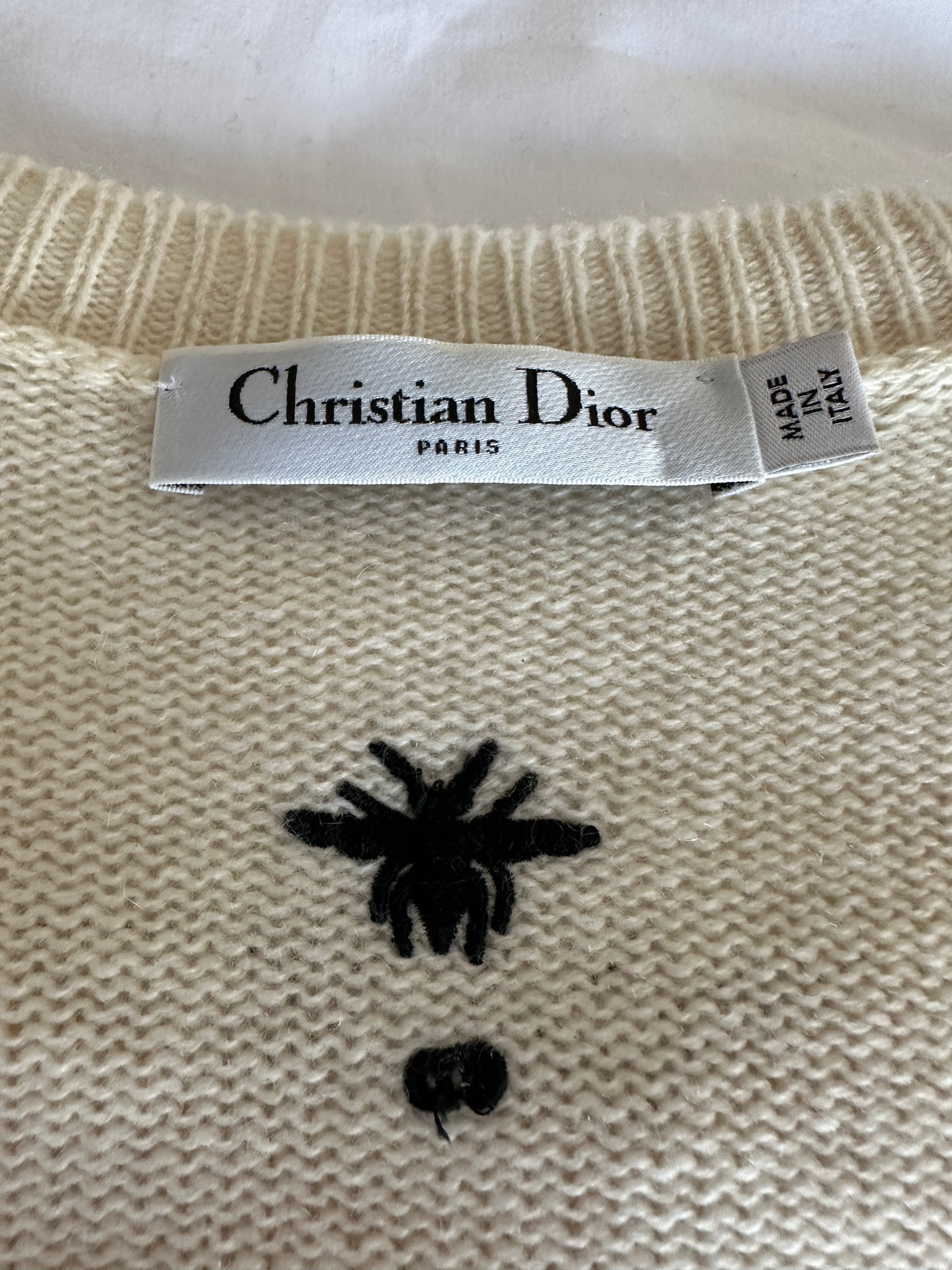 Dior “see you” cream sweater - size 40