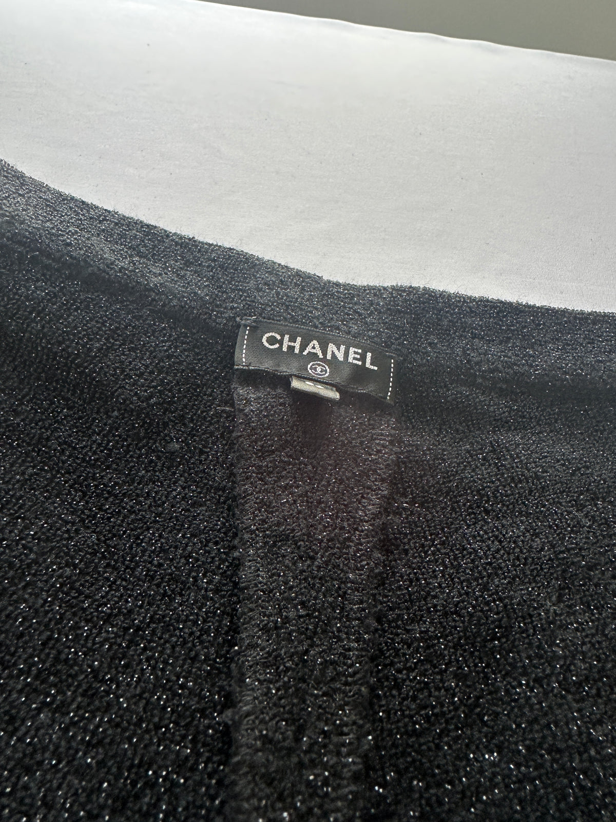 Chanel black sequin shorts - size 36