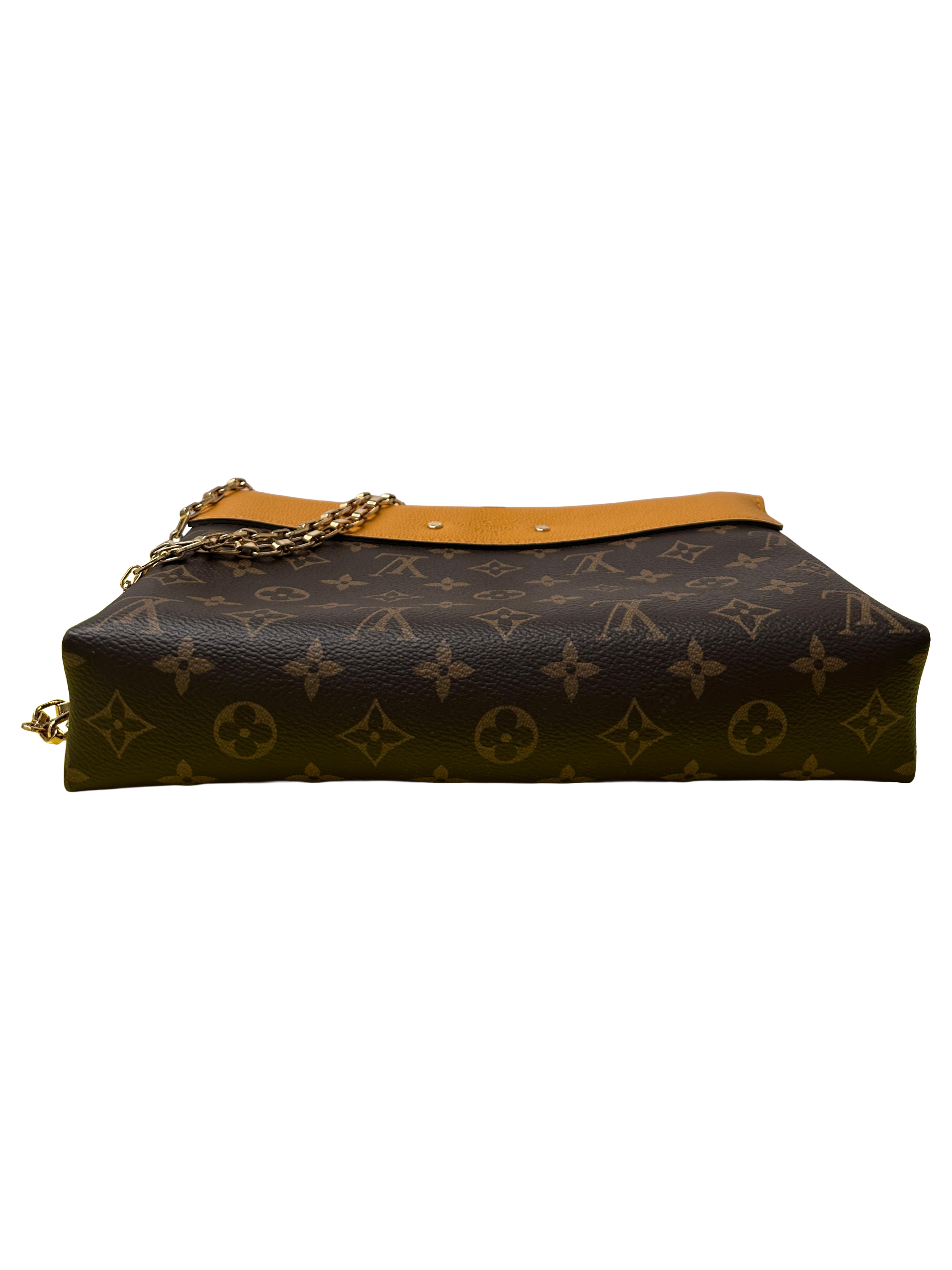 Louis Vuitton safran monogram Pallas chain bag