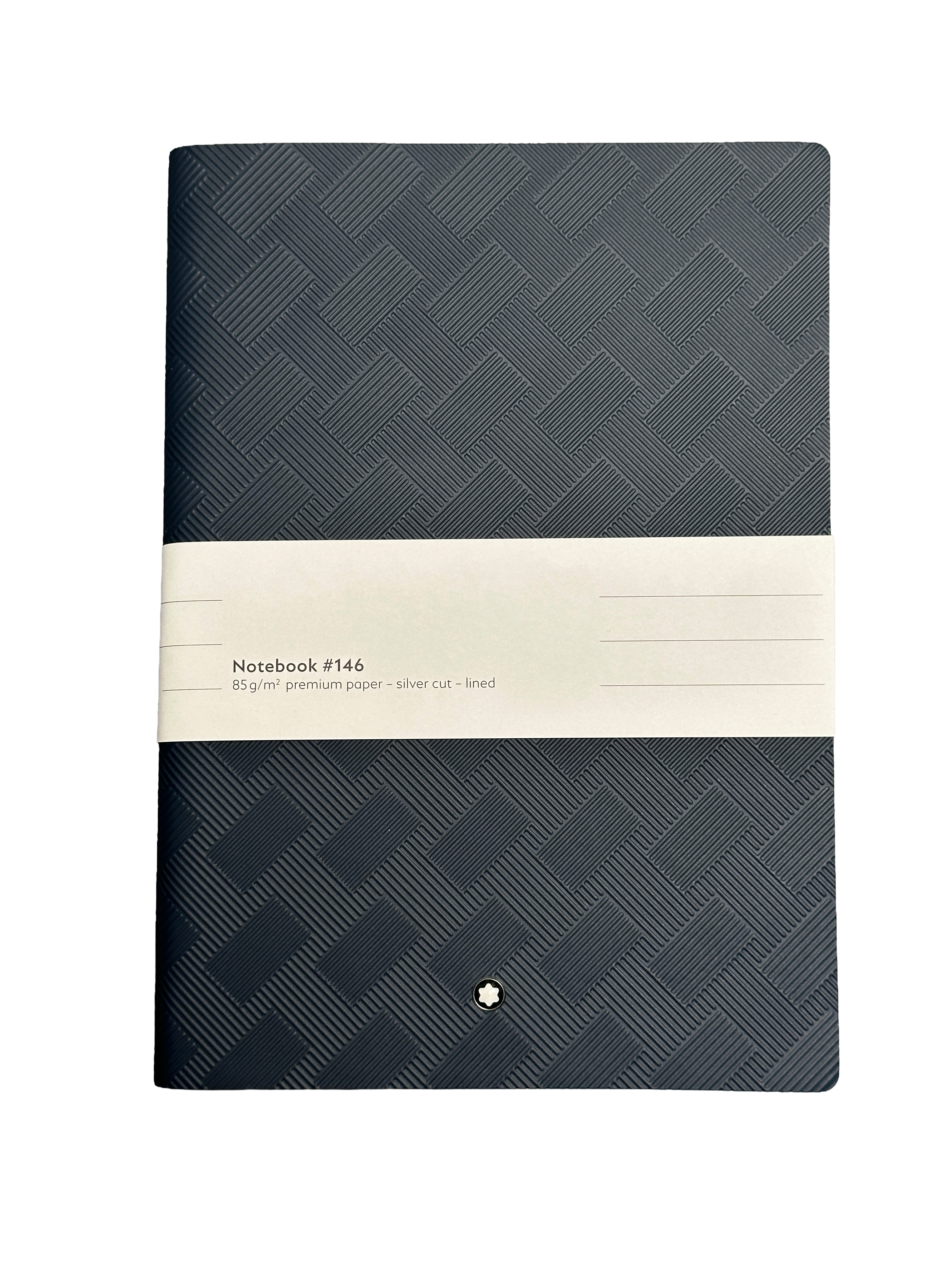 Montblanc blue leather notebook #146