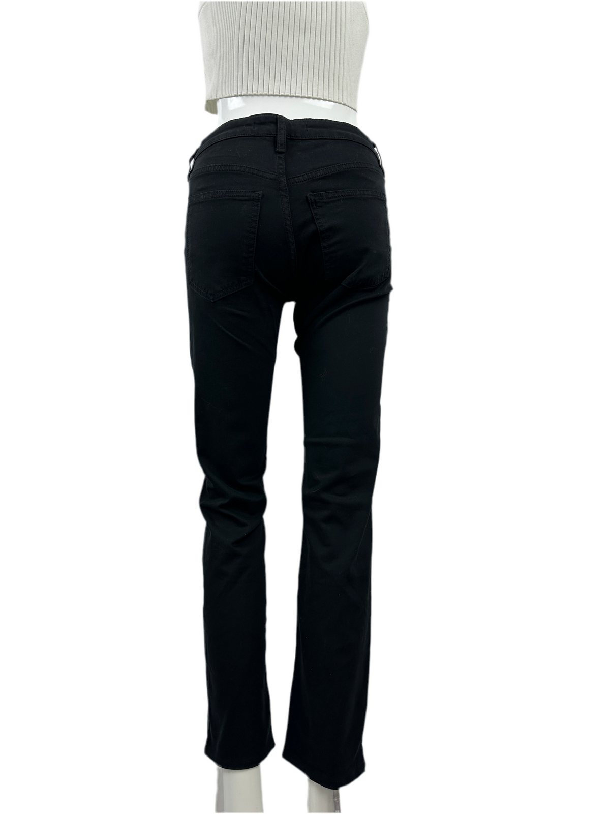 Comptoir des cotonniers black straight-leg pants - size 34