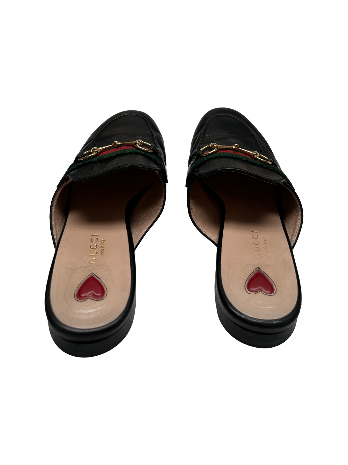 Gucci Princetown black mules - size 38