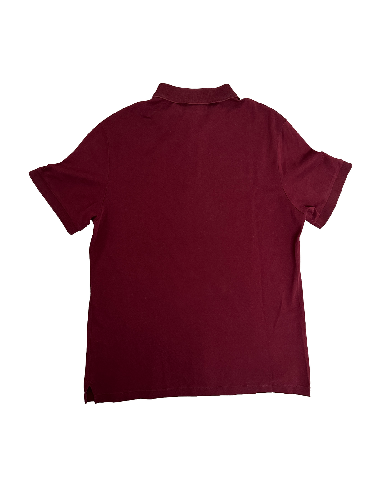Burberry burgundy polo - size L