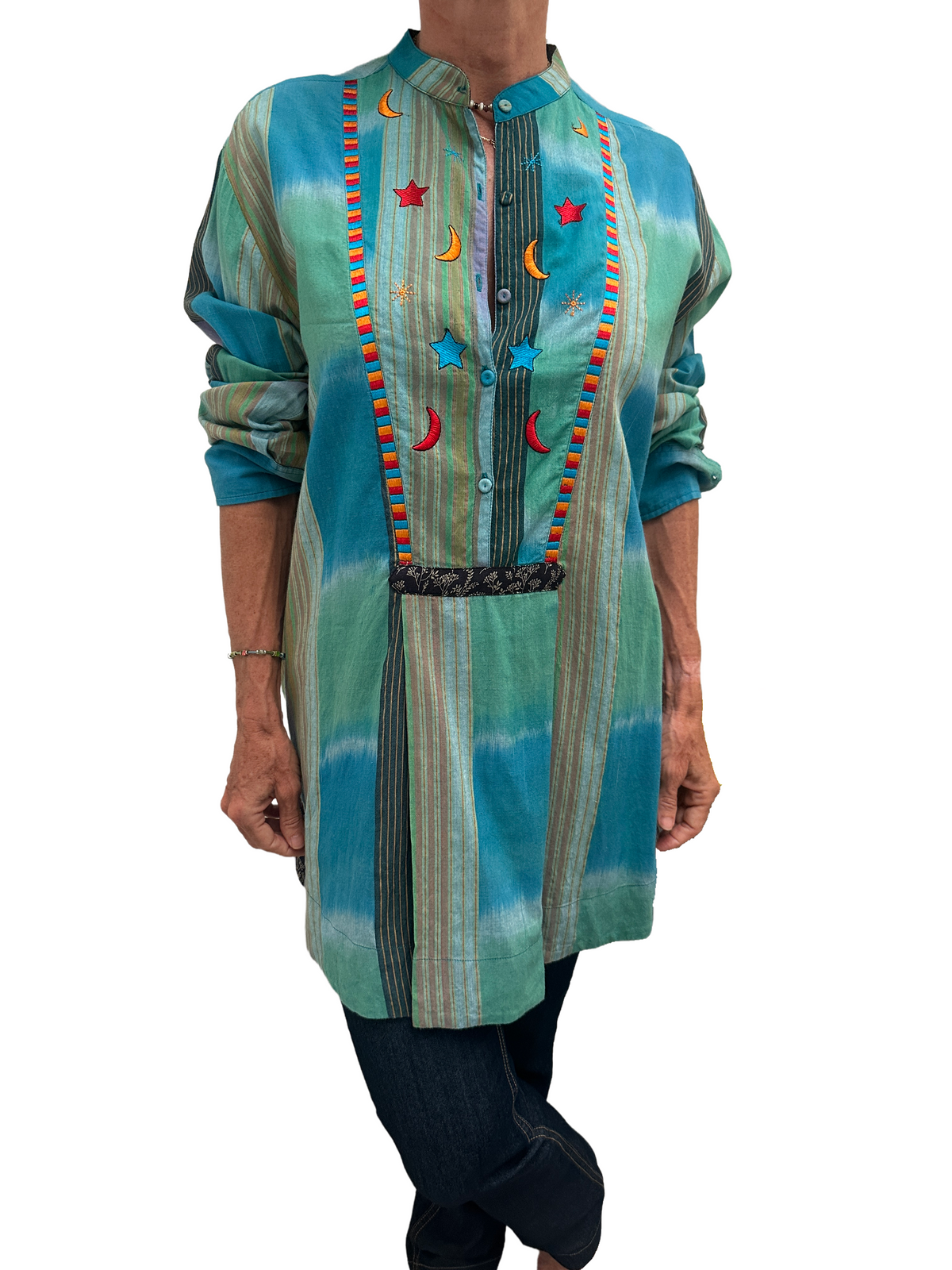 Monoki multiclor shirt - size 38
