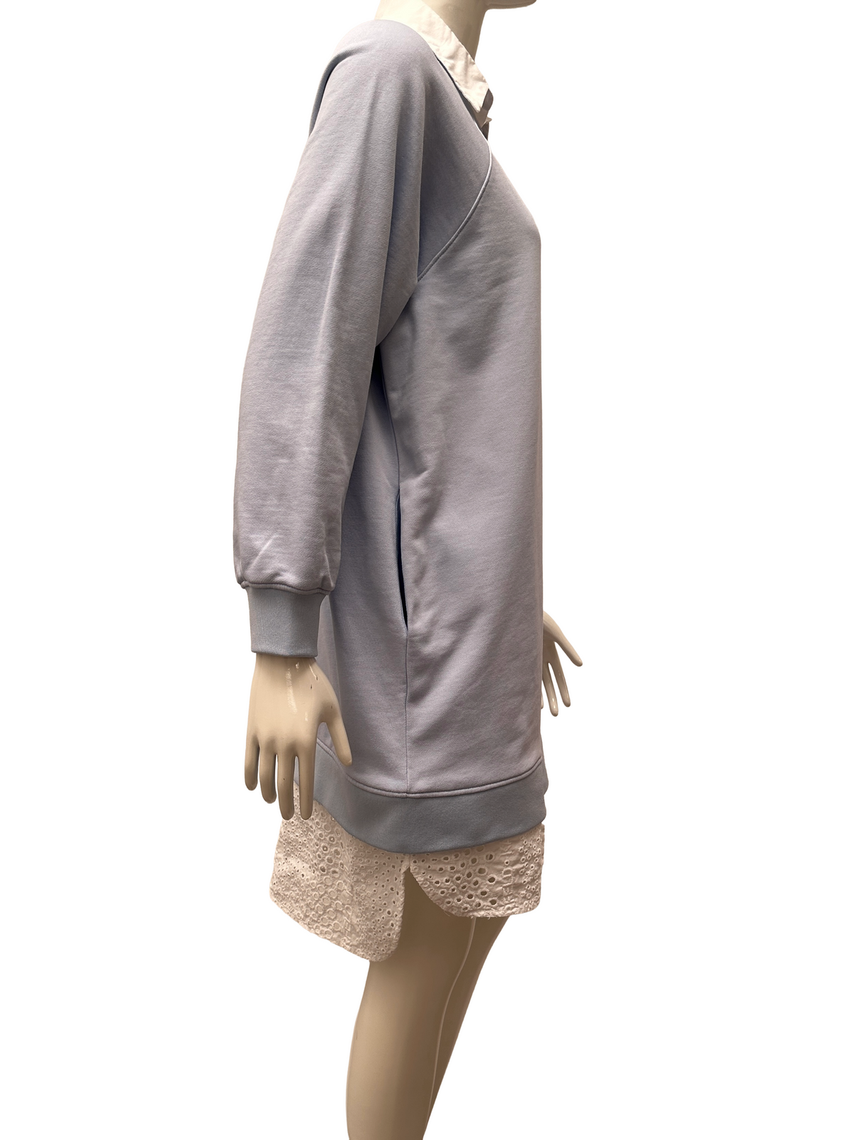 Karl Lagerfel sweater dress with fake shirt - size 36