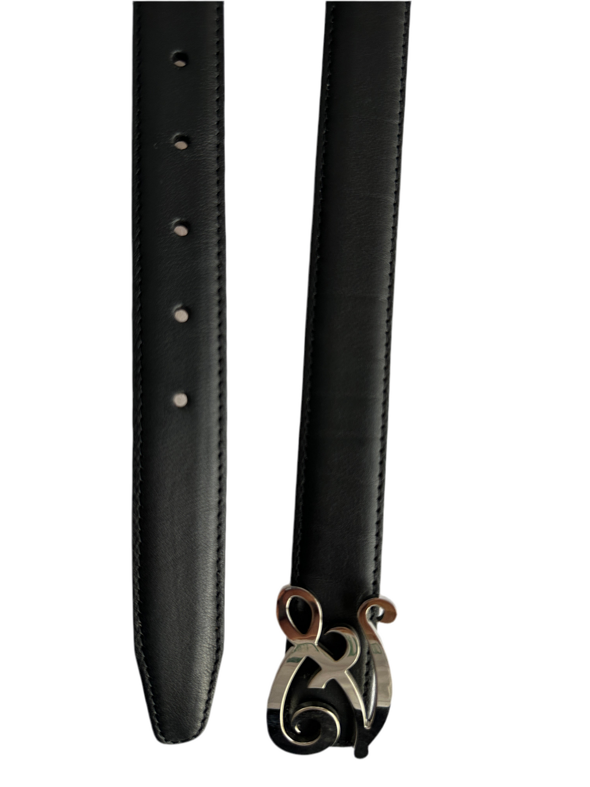 Zilli black leather belt