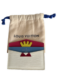 Louis Vuitton Epi tribal mask card holder leather