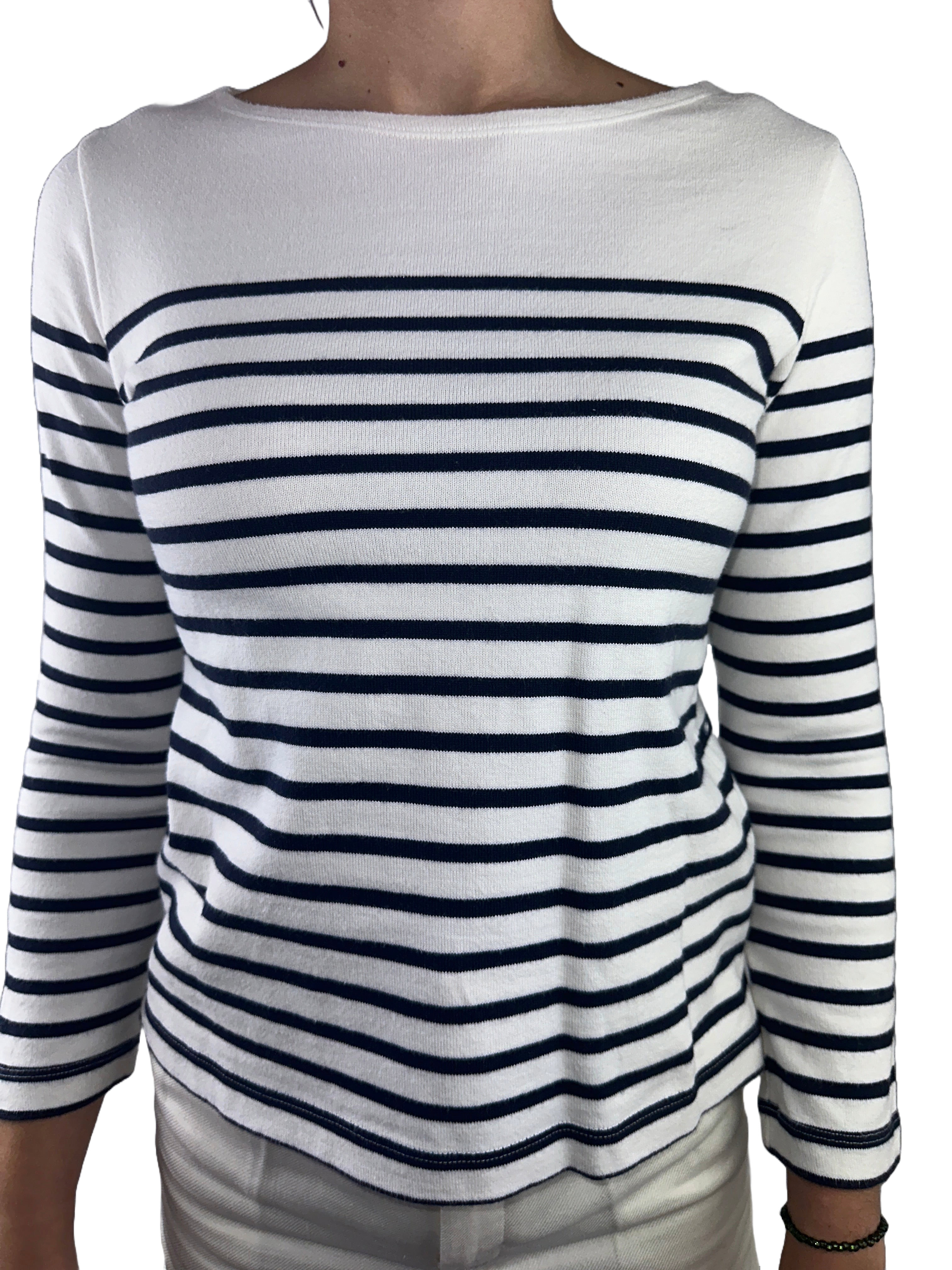 Petit Bateau white and black sailor - size 32