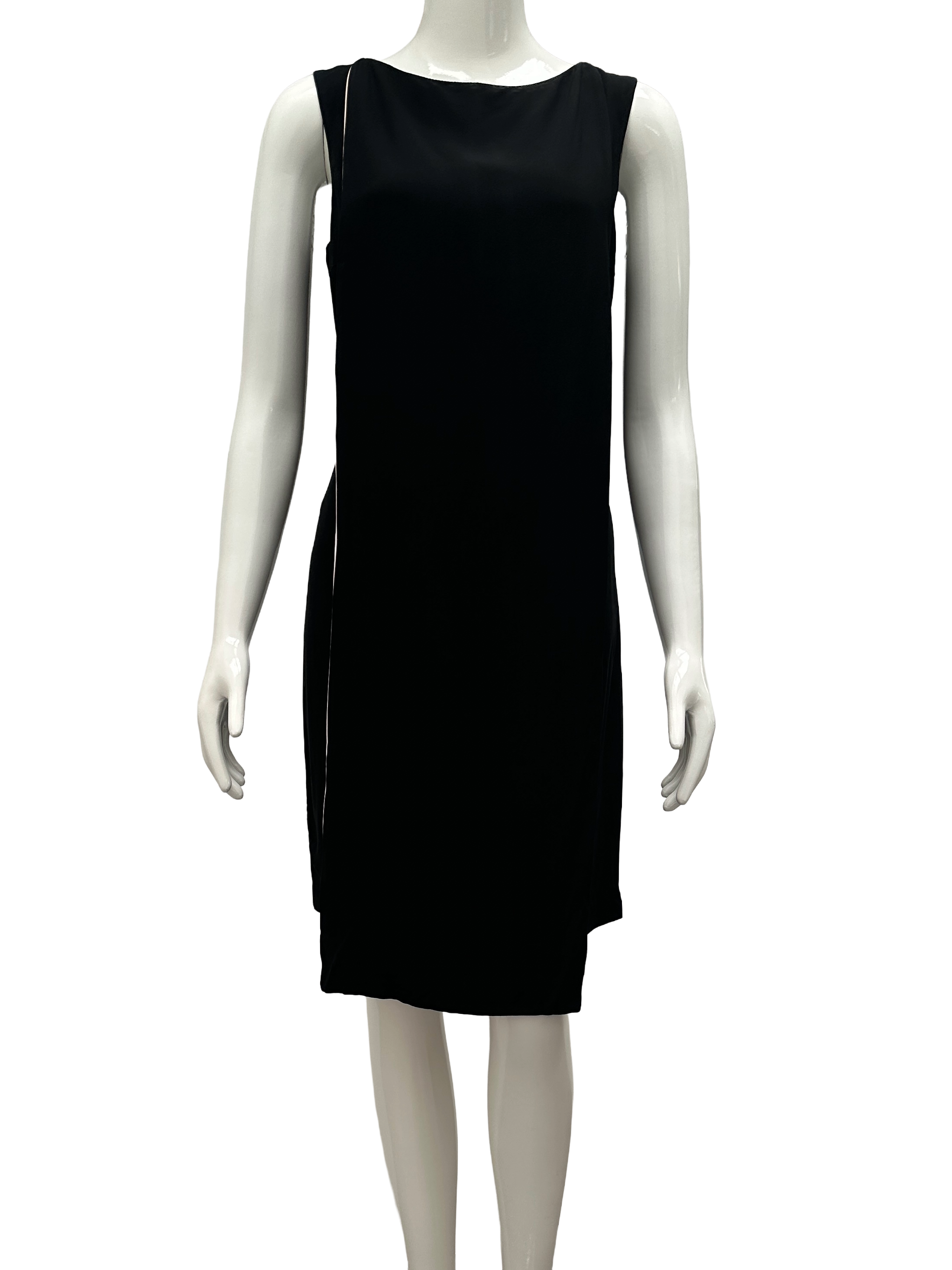 Jonofui black dress pink interior - size 44