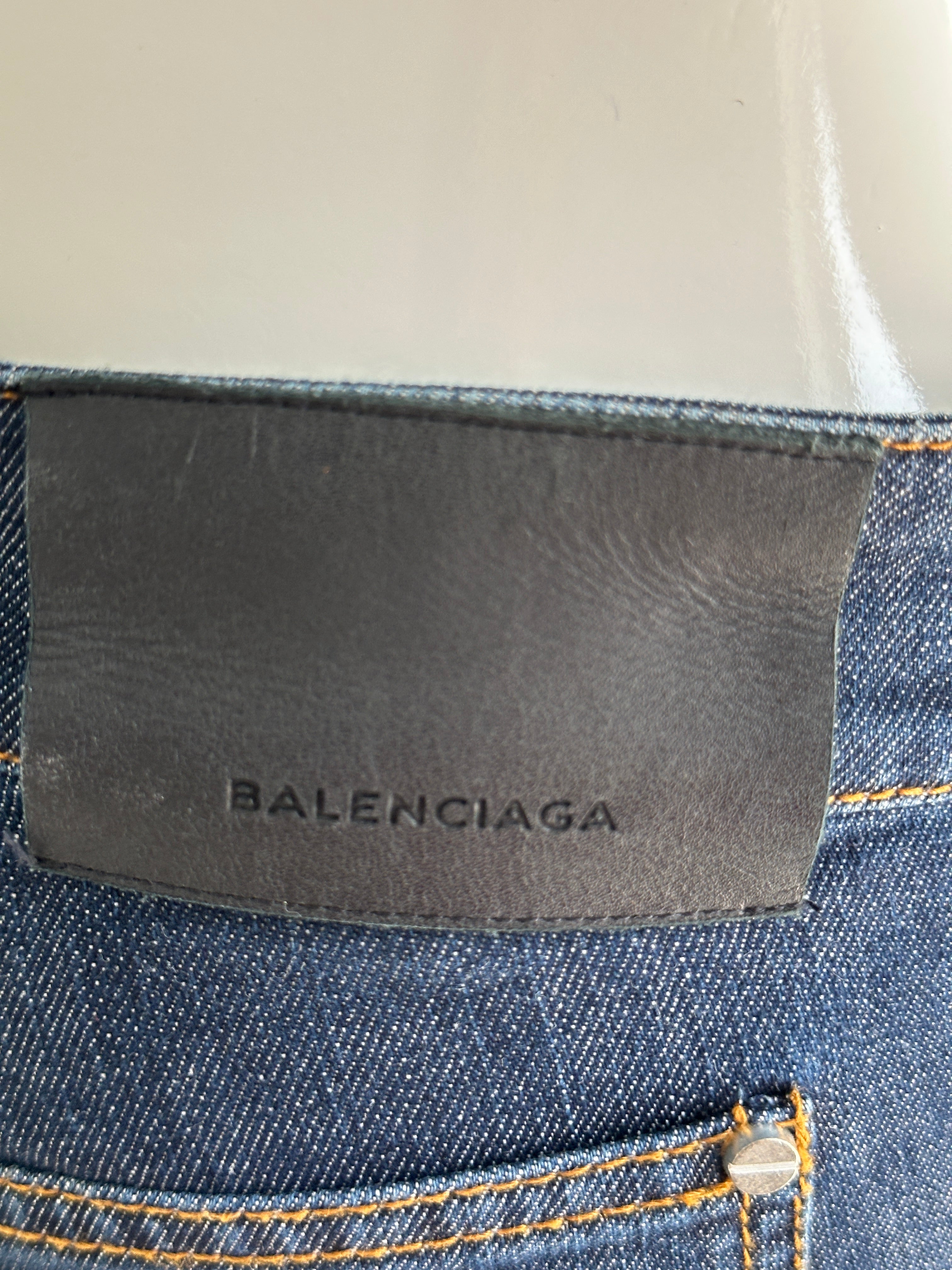 Balenciaga Navy blue jean skinny - size 36