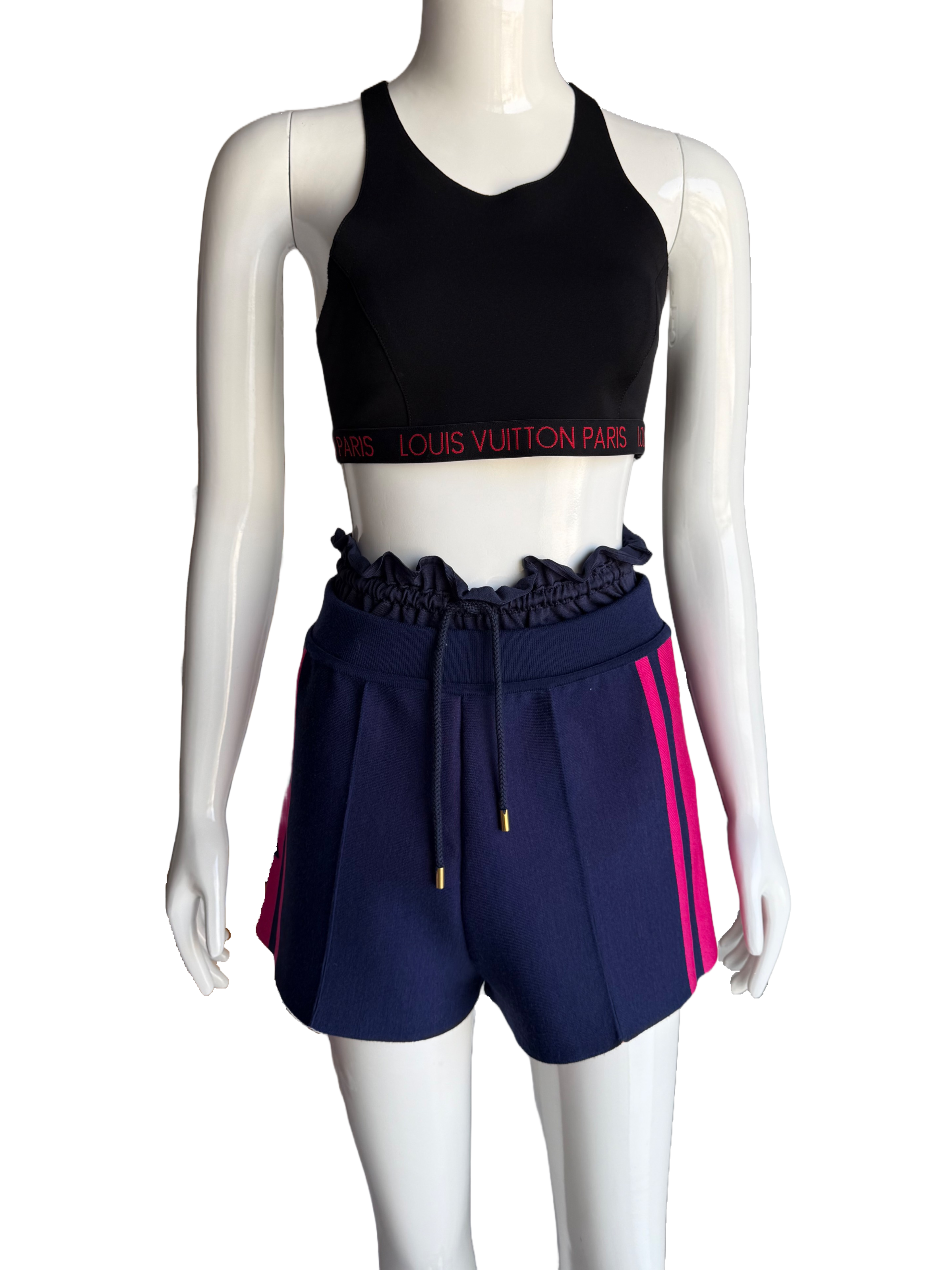 Louis Vuitton block knit shorts - size 34