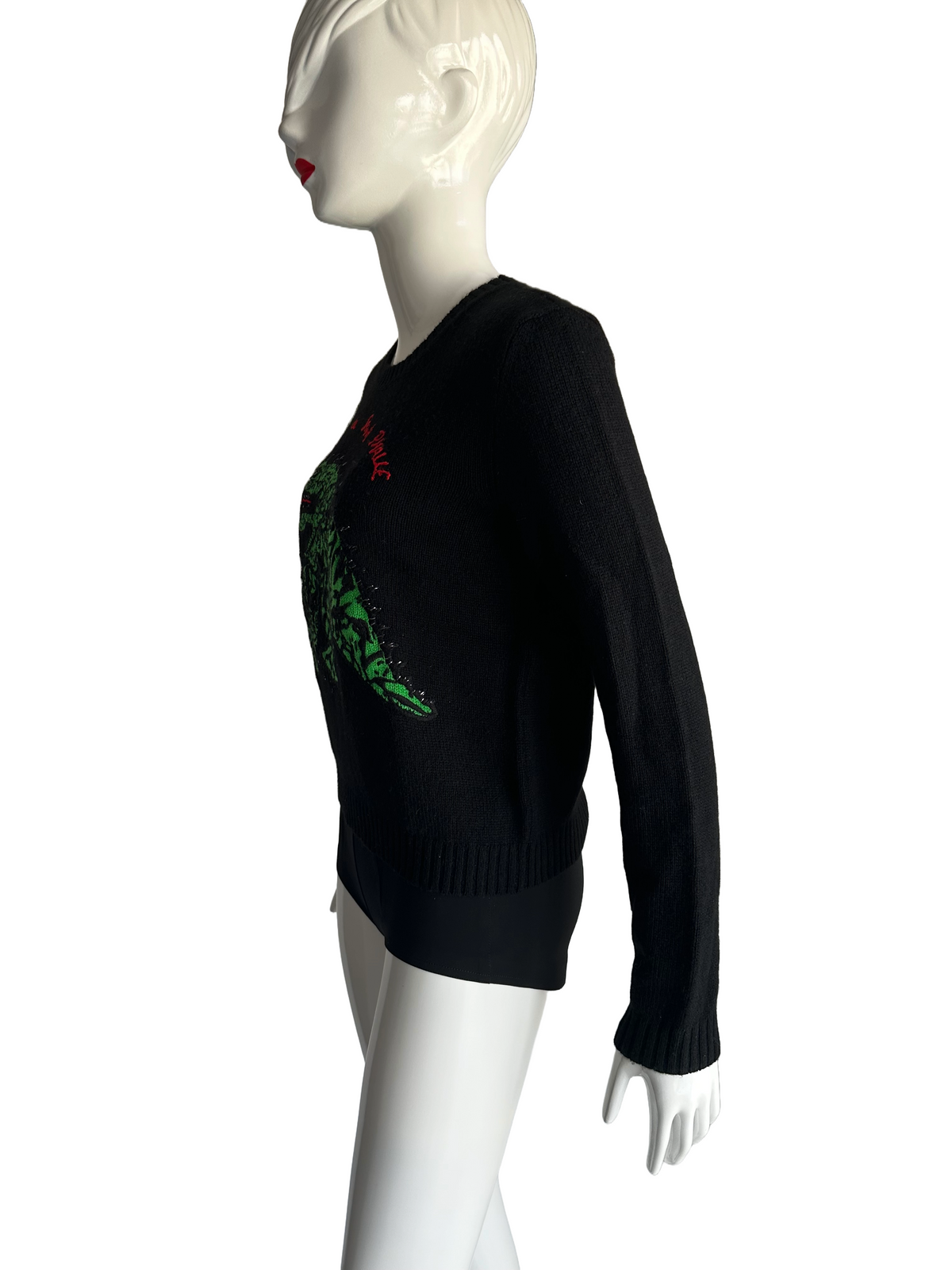 Dior black dragon sweater - size 40