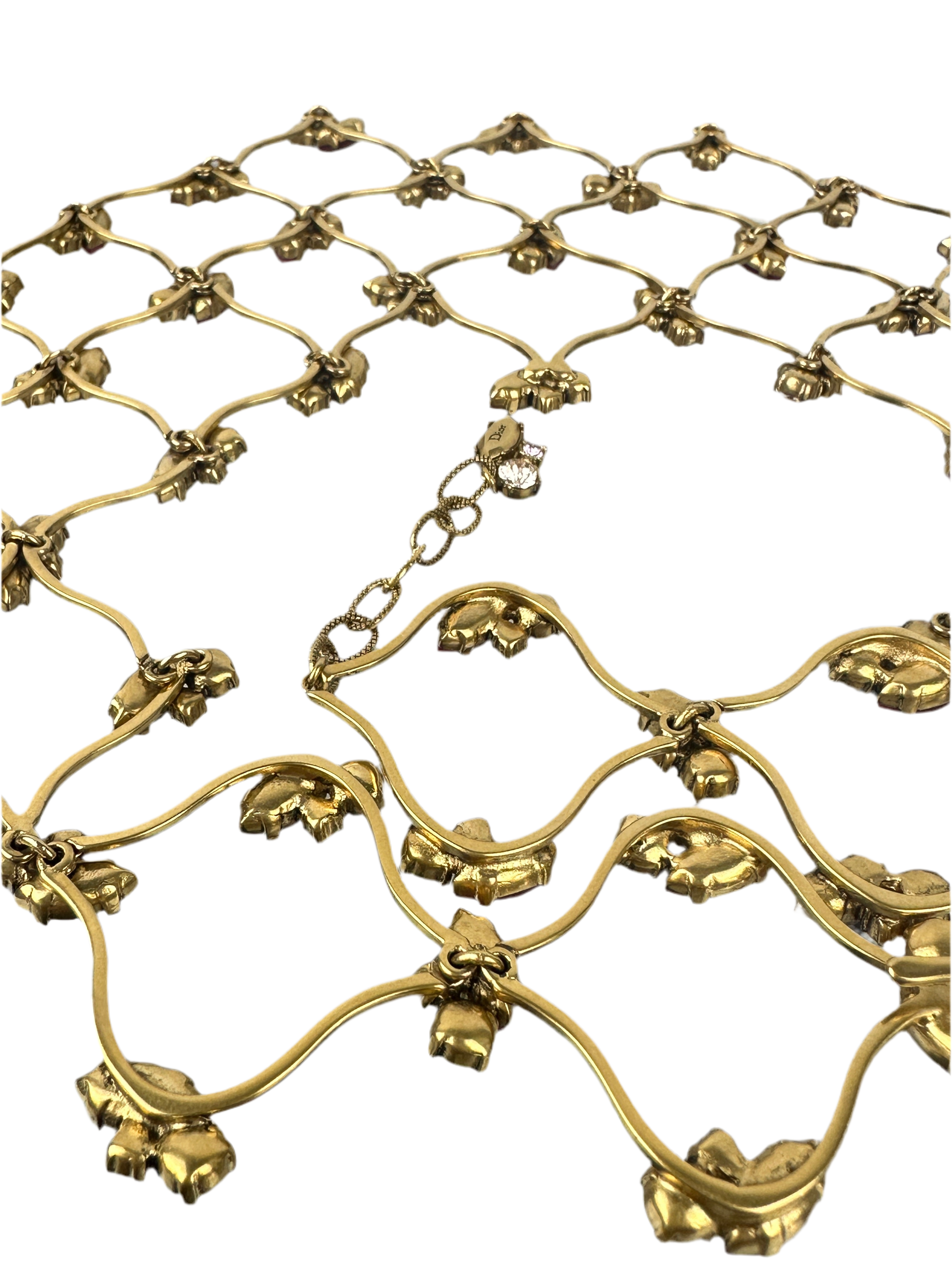 Dior crystal necklace