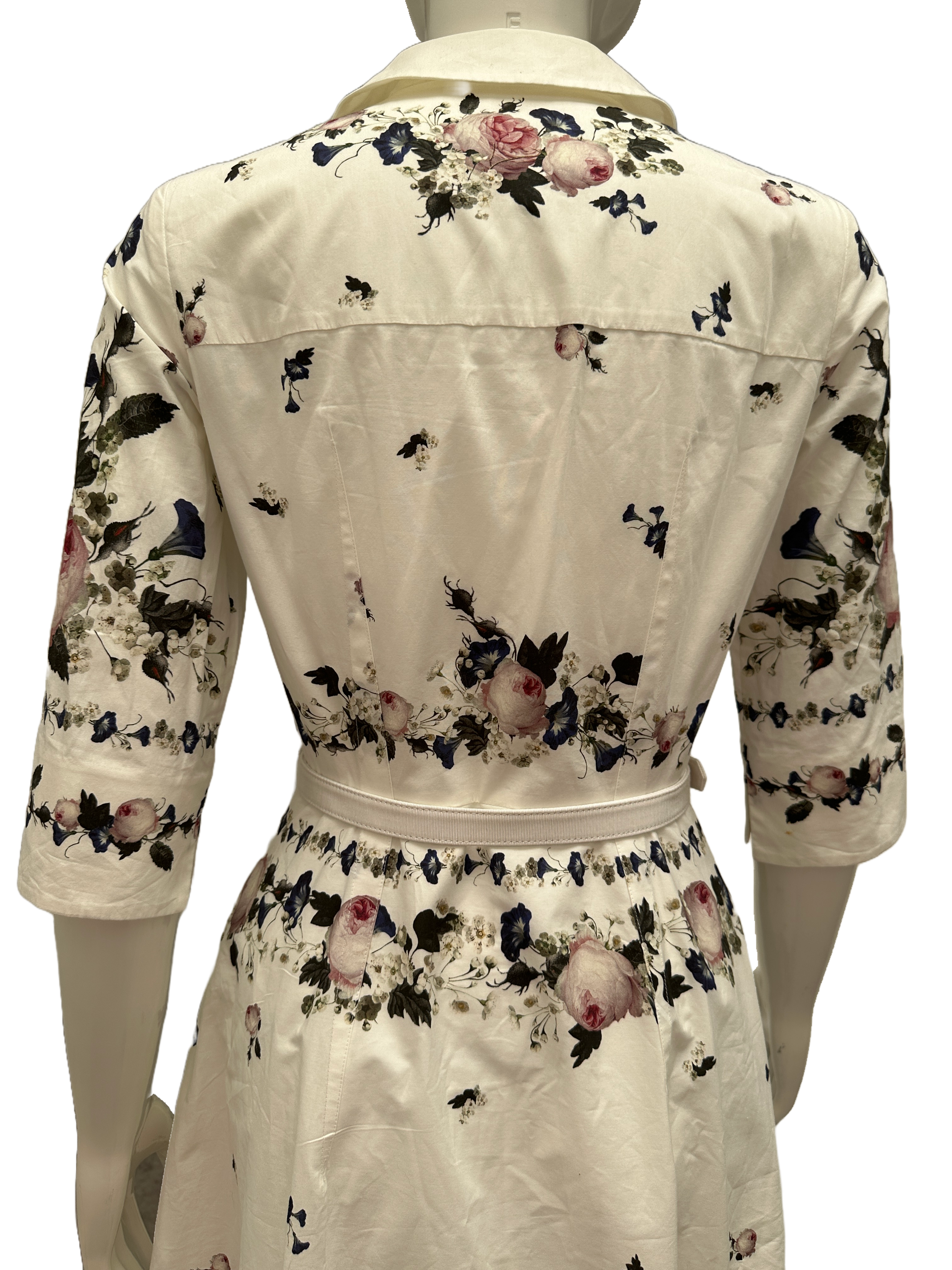 Erdem Kasia white floral dress - size 36
