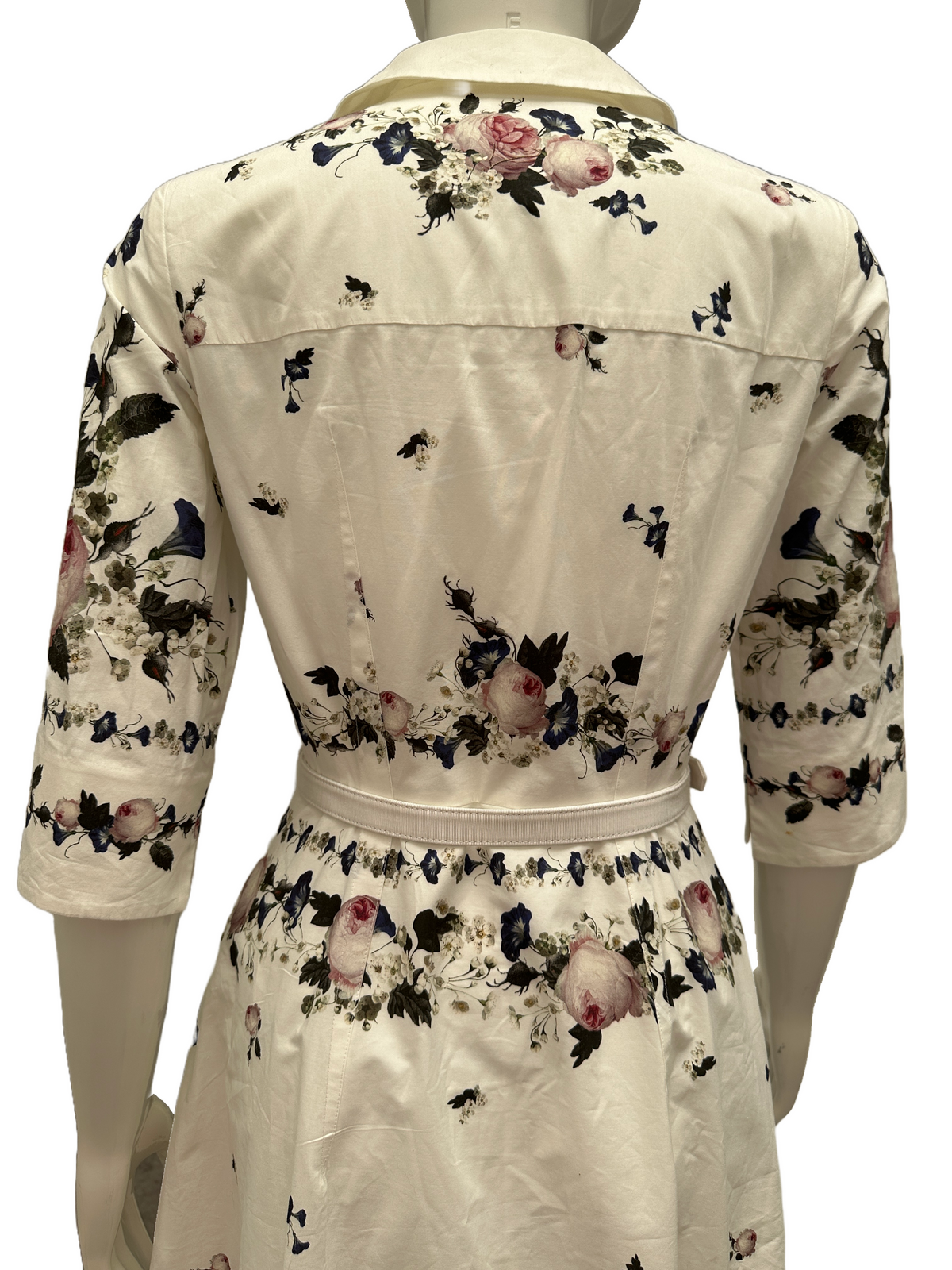 Erdem Kasia white floral dress - size 36