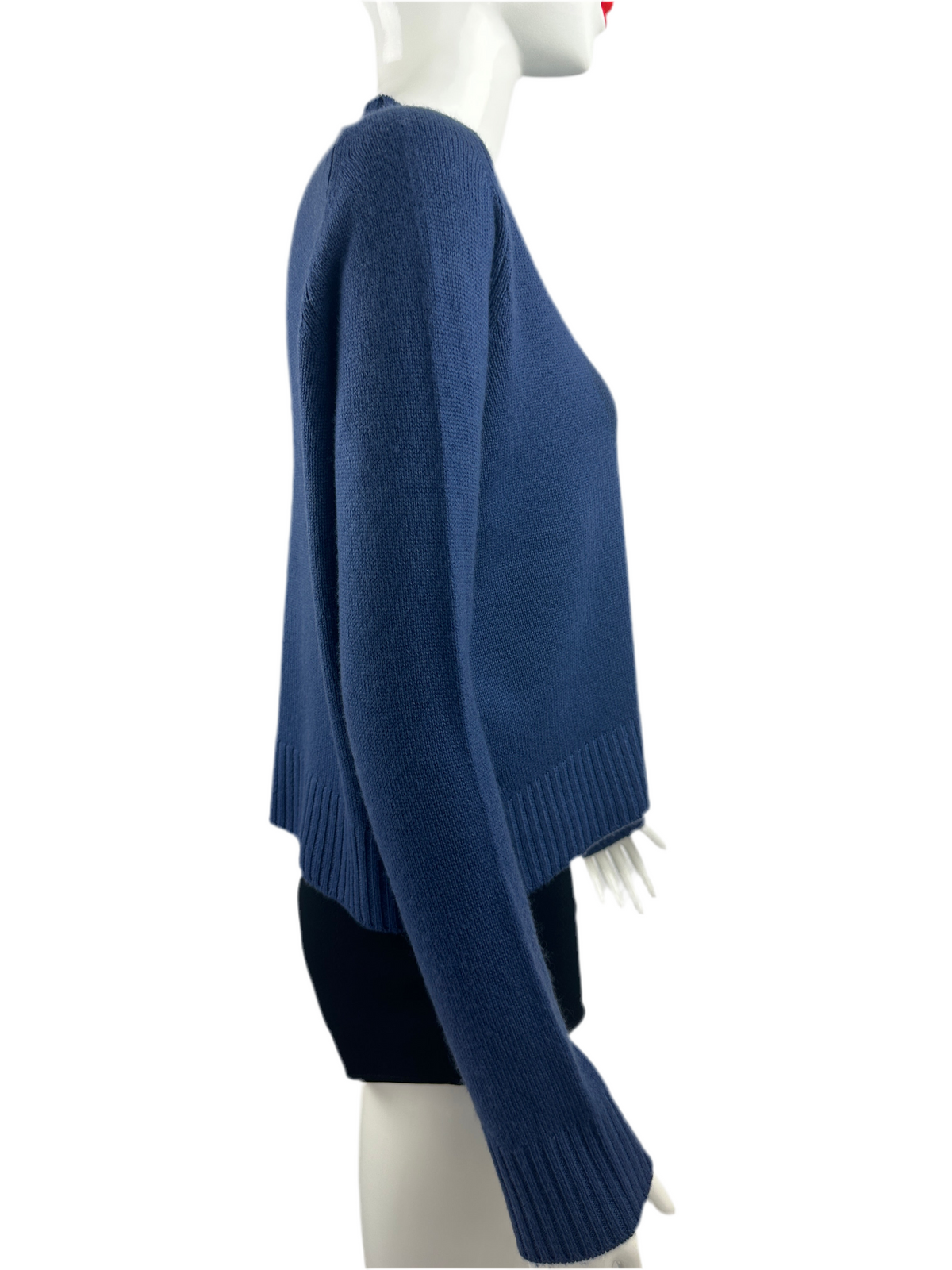 Dior blue sweater with dark blue hand design - size 36