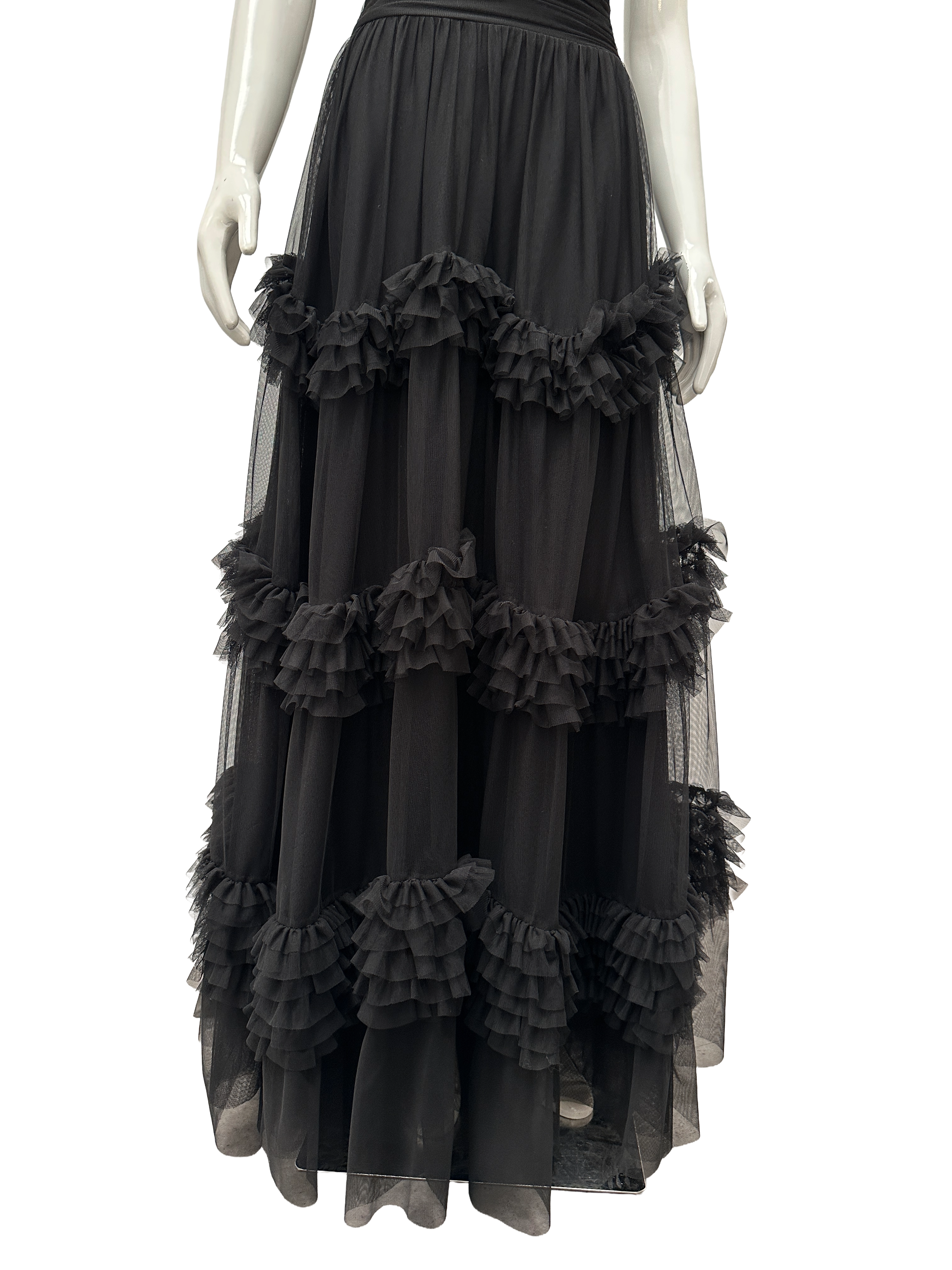 mango maxi dress black Mango Limited Edition By Zuhair Murad black long dress