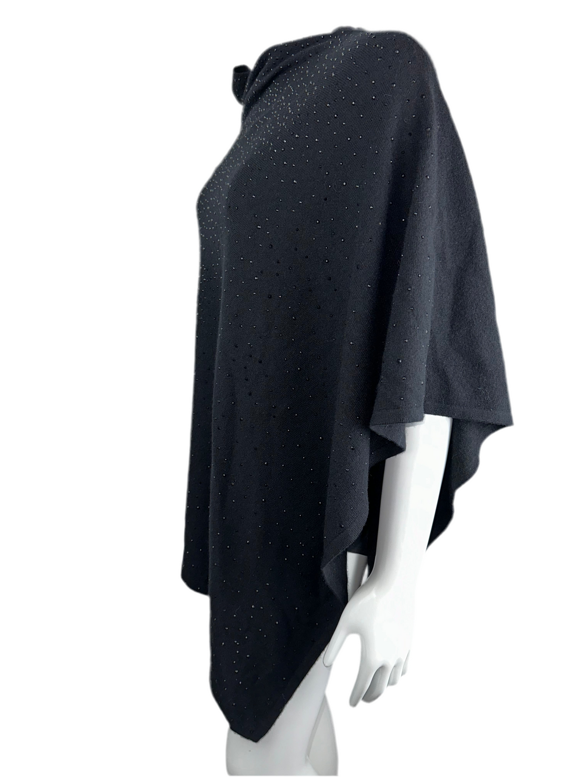 Max & Moi black cape with sequins - size TU