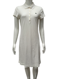 Lacoste white polo dress - size 38