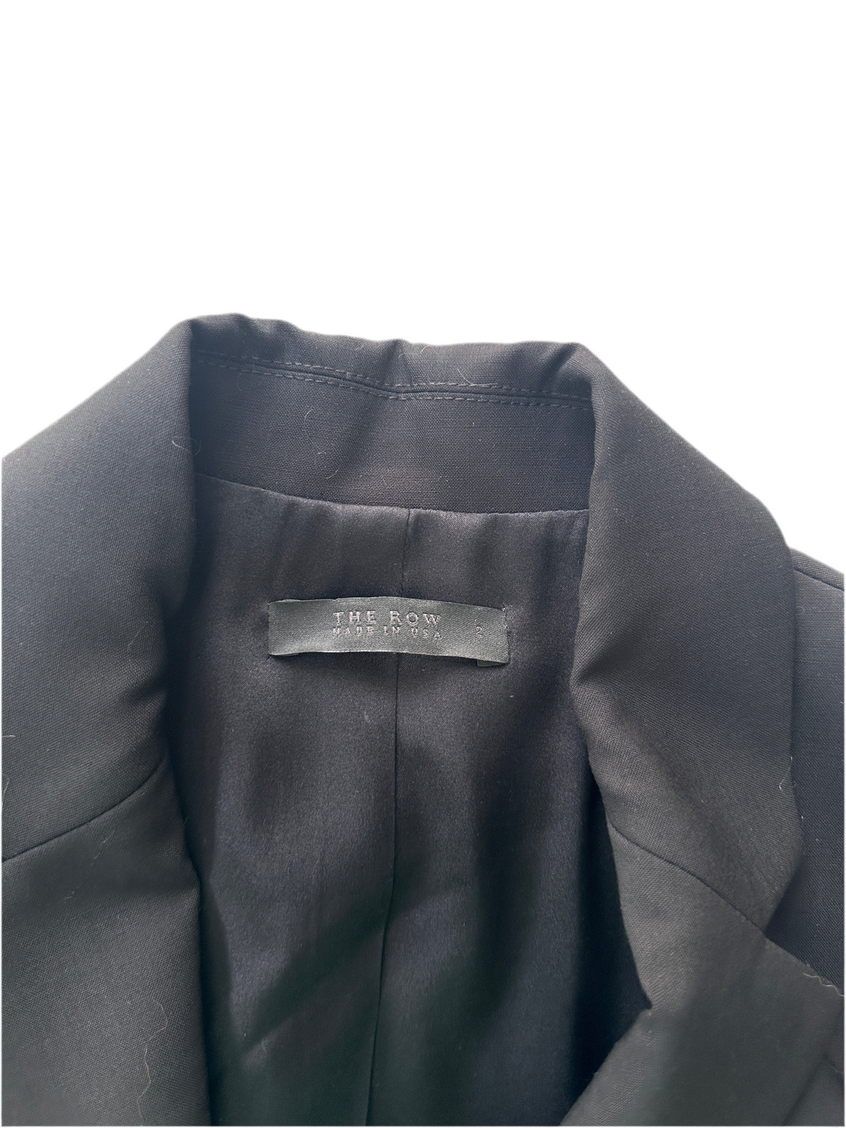 The Row black suit jacket - size 34