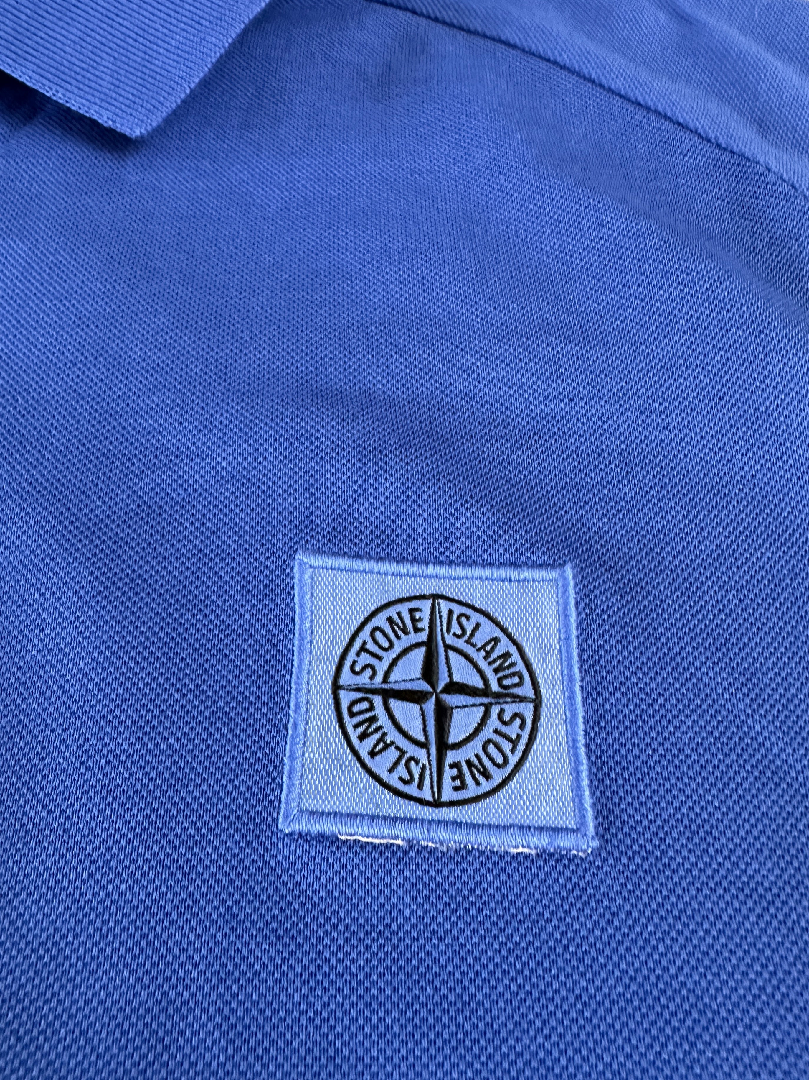 Stone Island blue polo - size L