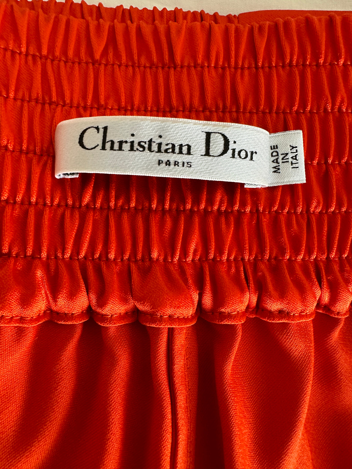 Dior orange boxer shorts with black details - size 34