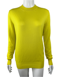 Louis vuitton yellow sweater with open back - size 34