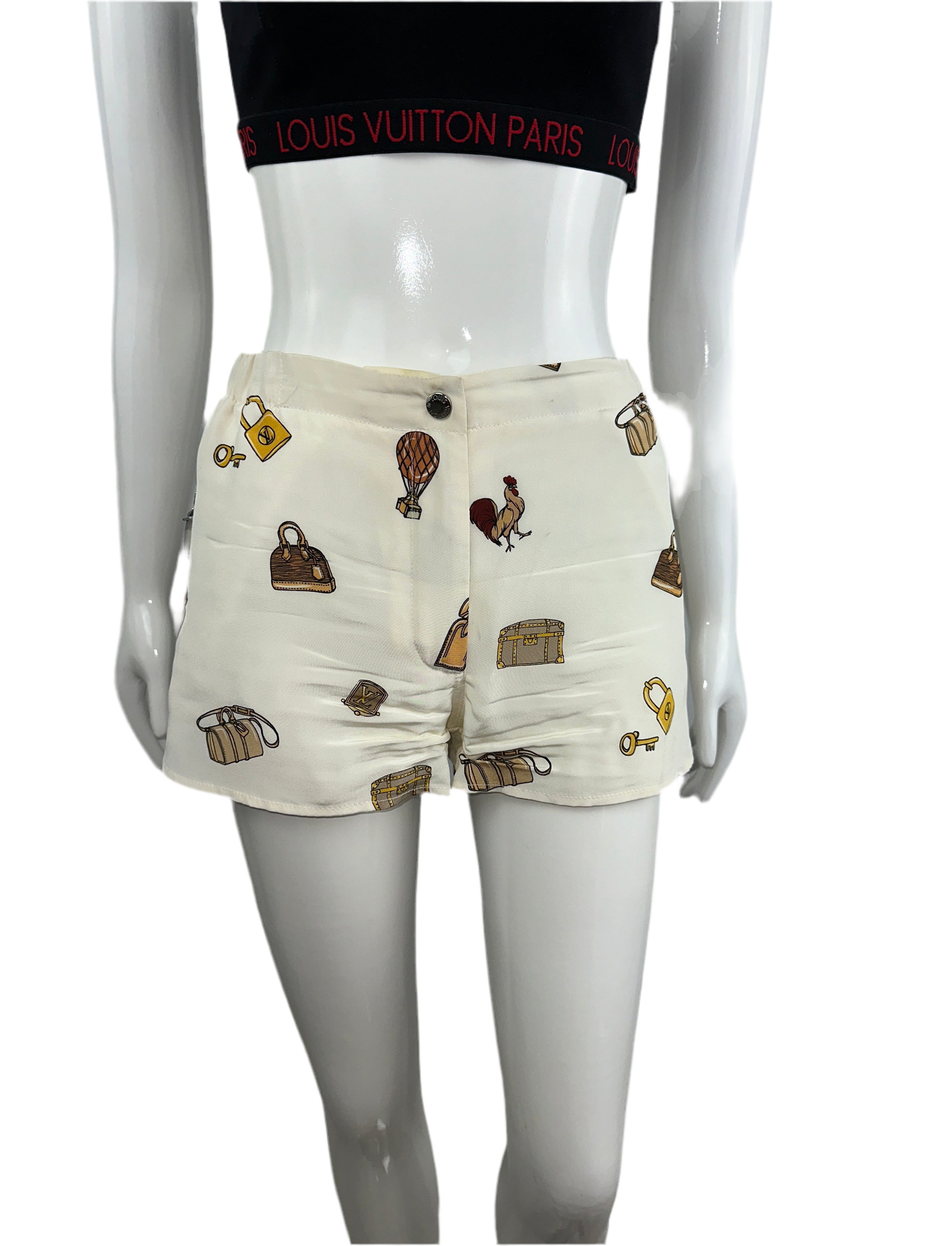 Louis Vuitton short beige with icon Louis Vuitton - size 34