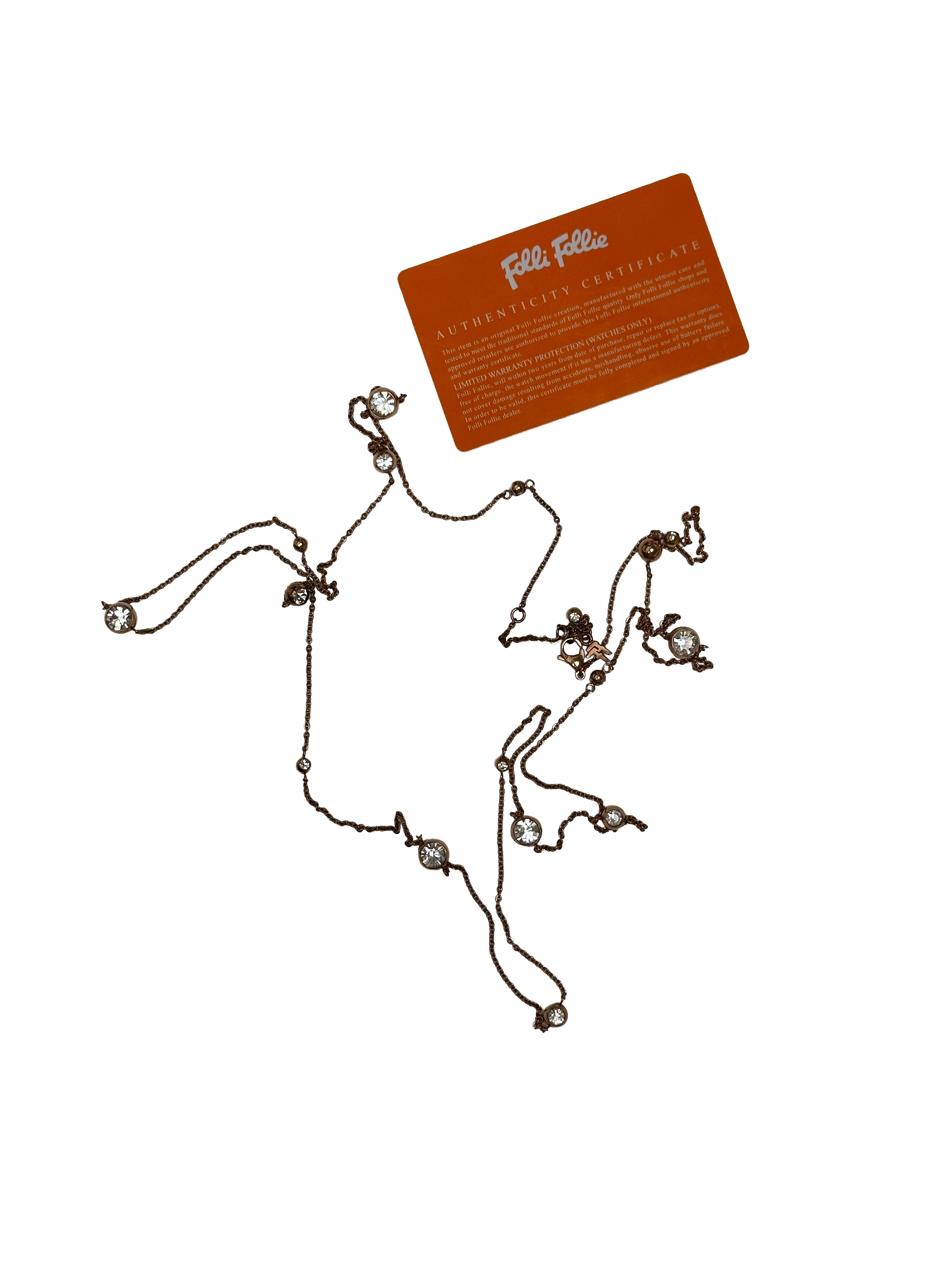 Folli Follie long necklace