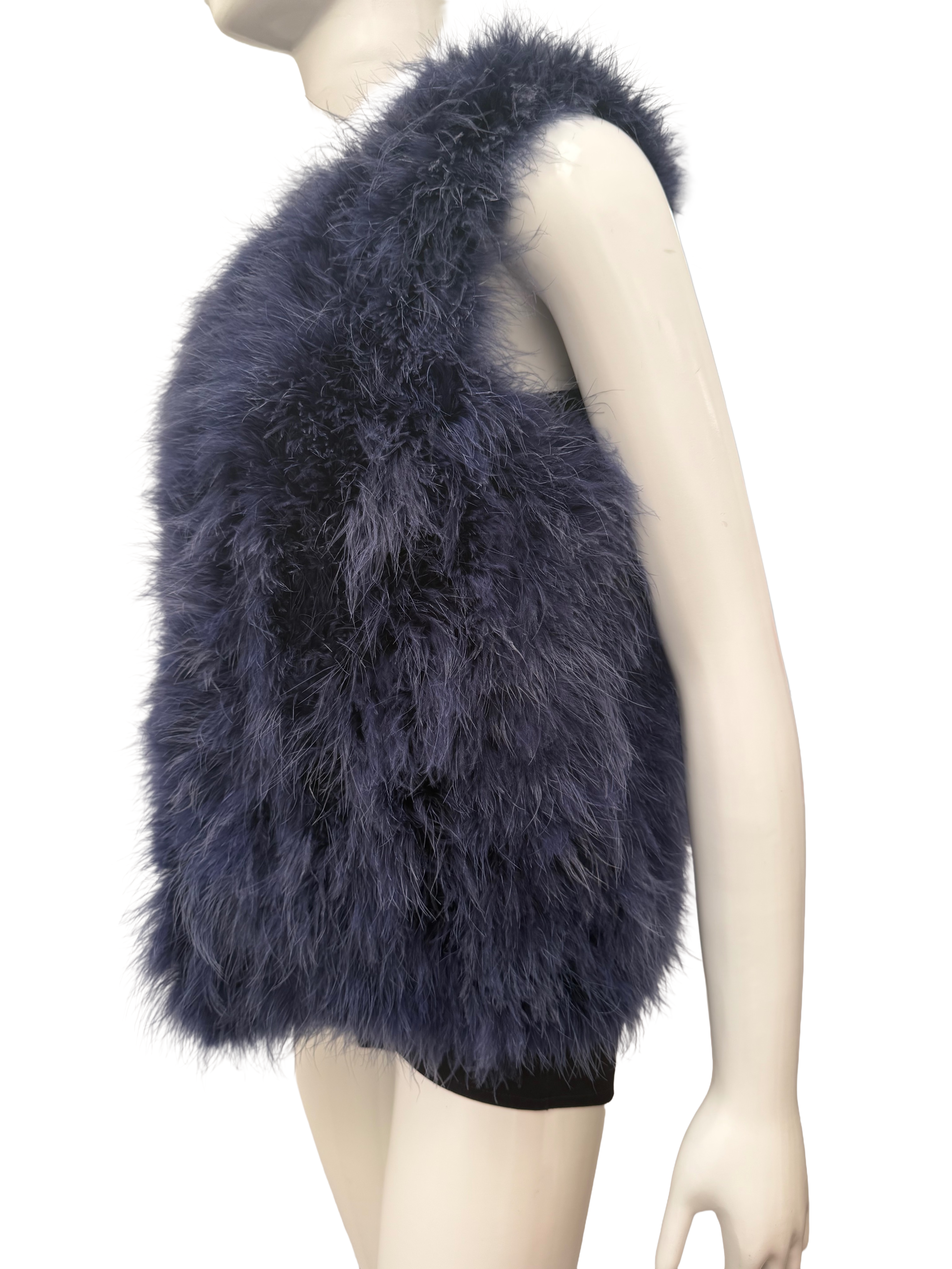 Yves Salomon feather gilet - size 40