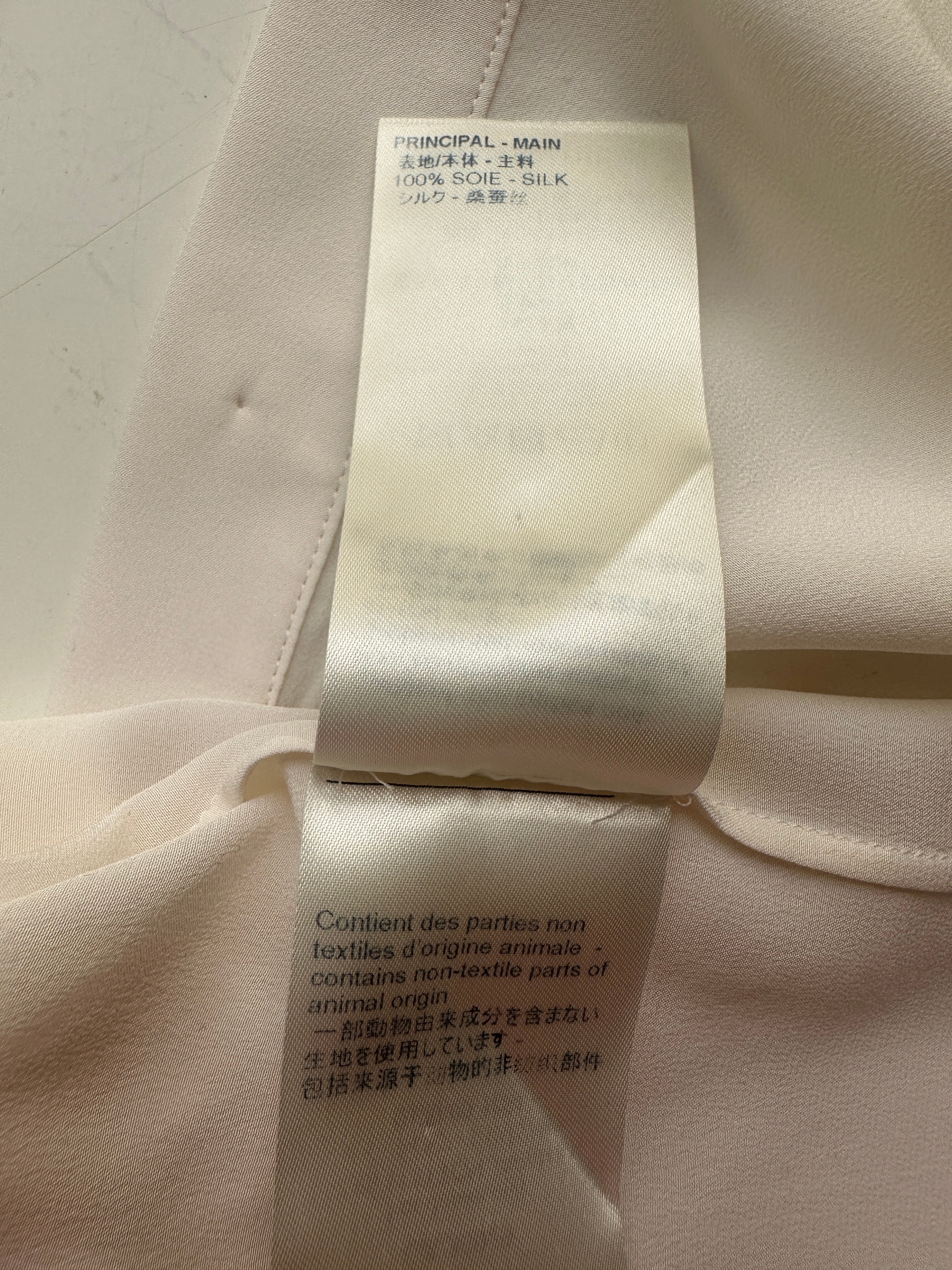 Louis Vuitton frilly white blouse - size 36