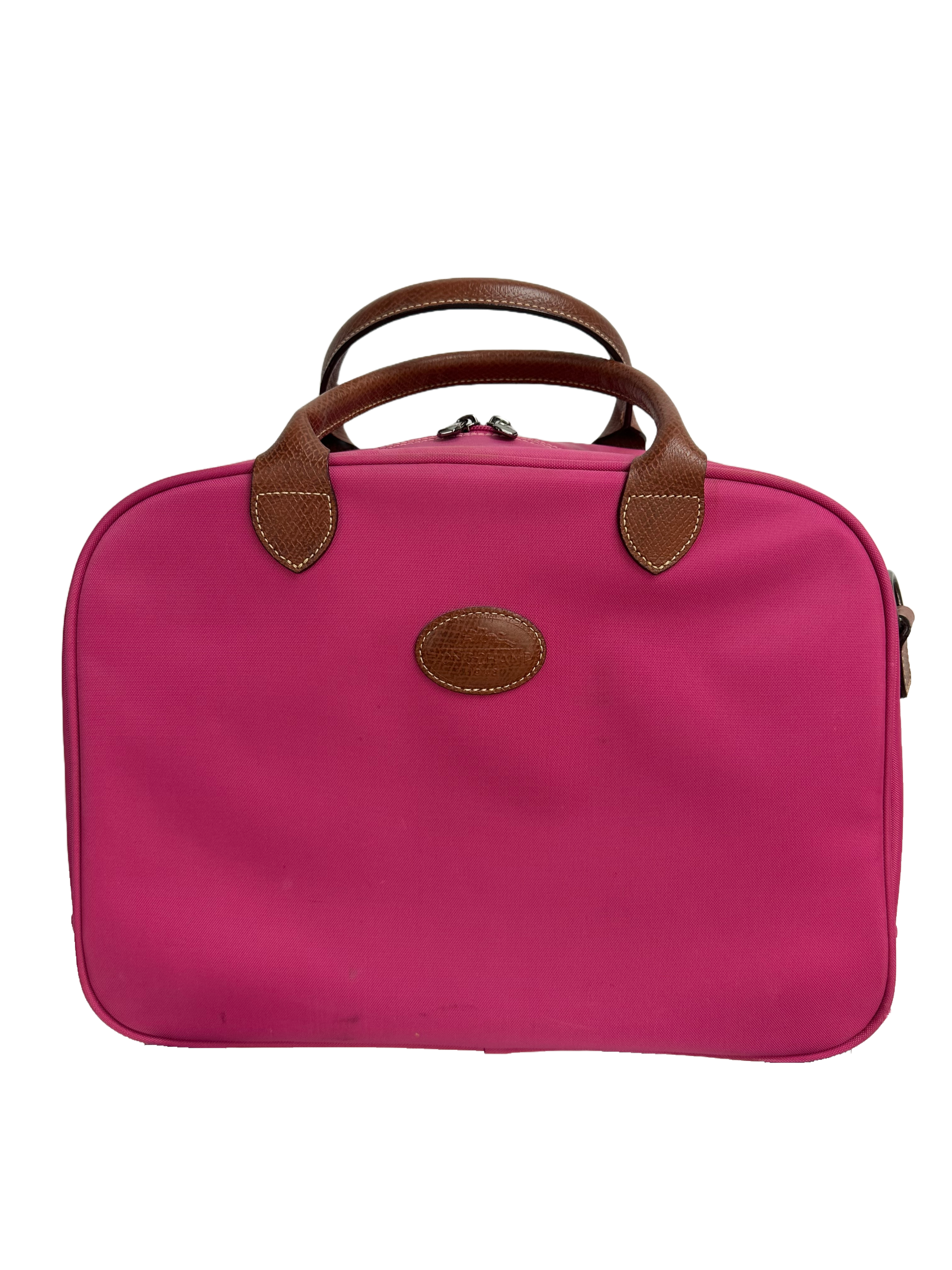 Longchamp Le pliage Tote Bag 1948 Nylon travel Weekenders Duffel Handbag pink