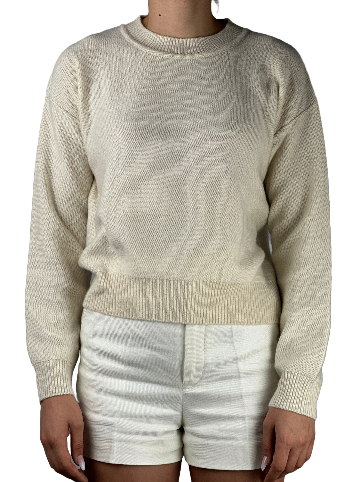 Dior white sweater with "J'adior 8" on the back - size 36