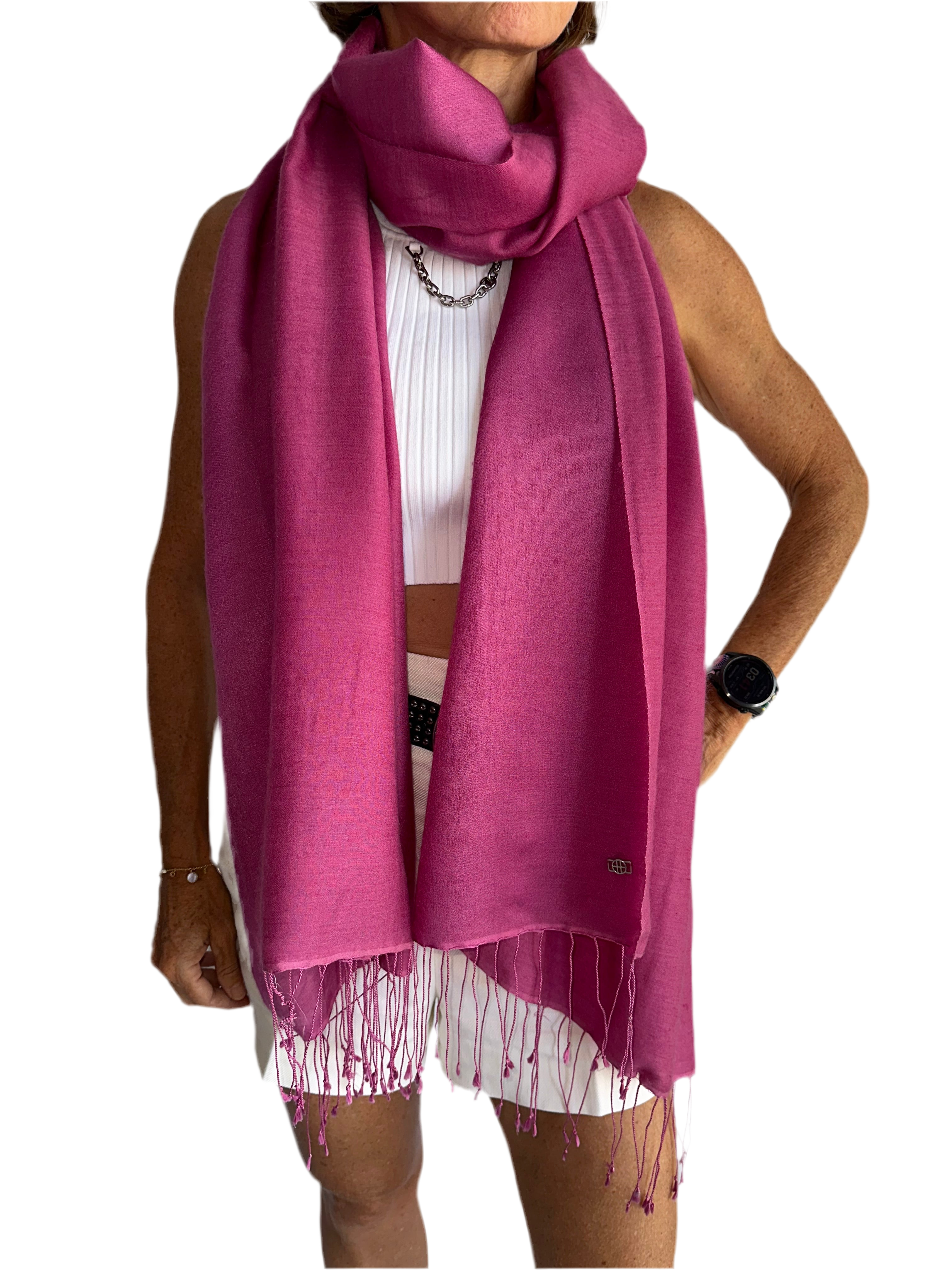 Hugo Boss pink stole