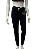 Jack Wills black jogging with white details - size 36