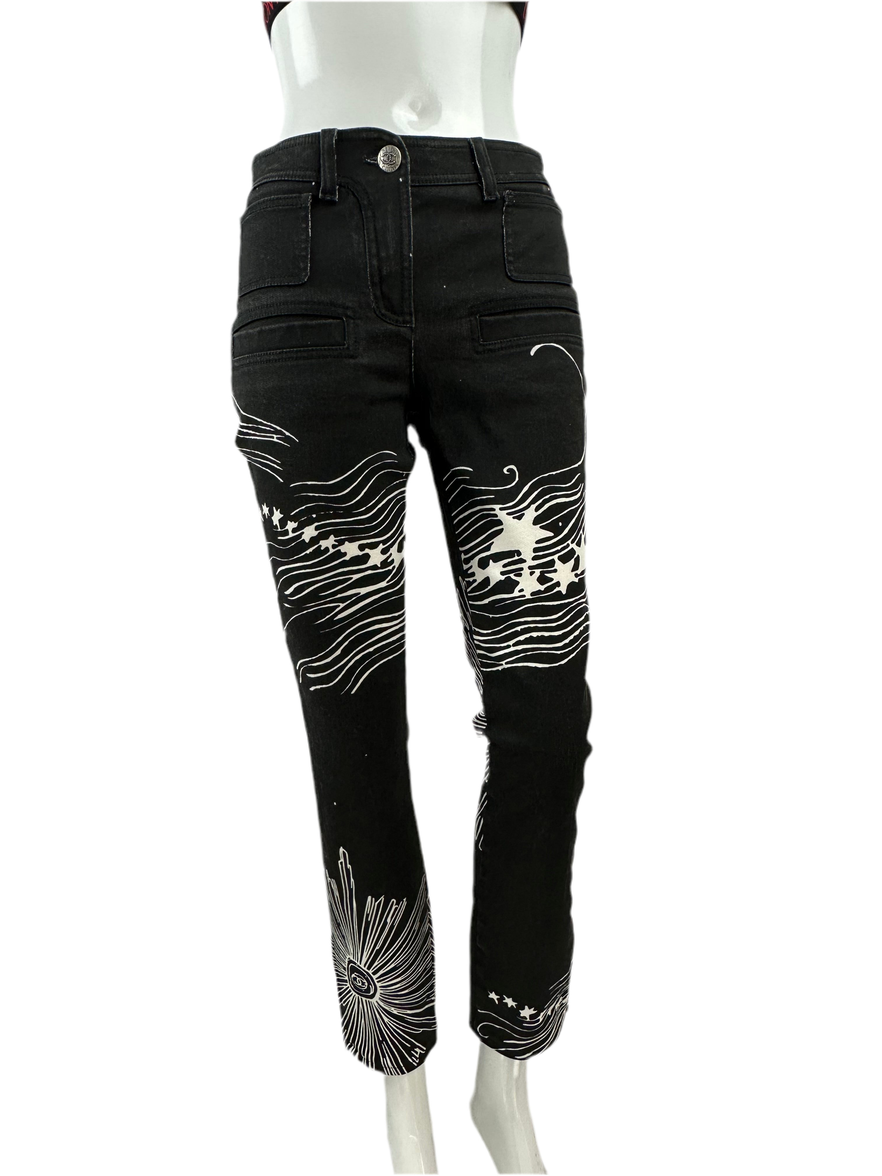 Chanel straight jeans 22 Cruise collection - size 34