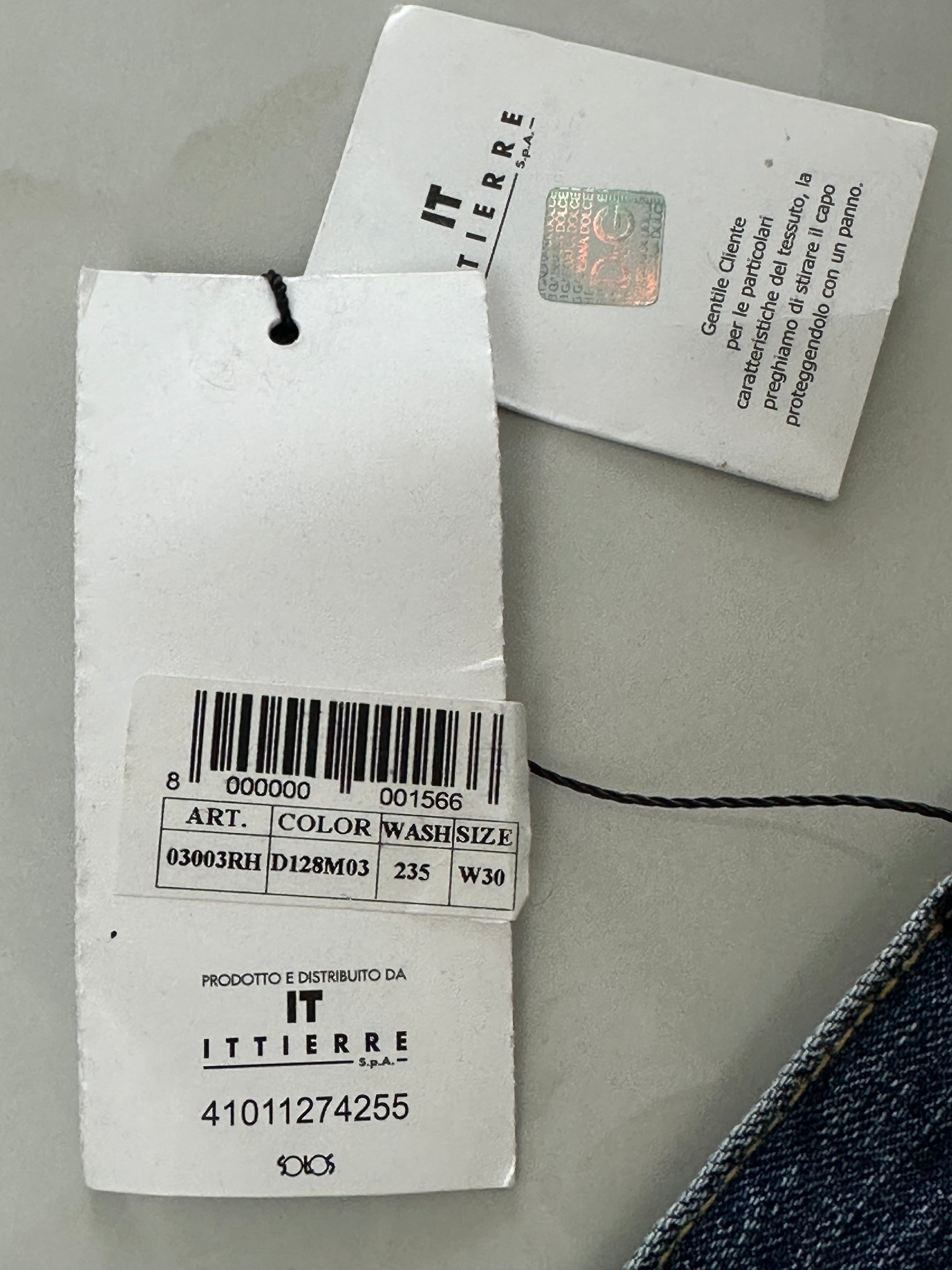 Dolce & Gabbana jeans with gold details - size W30