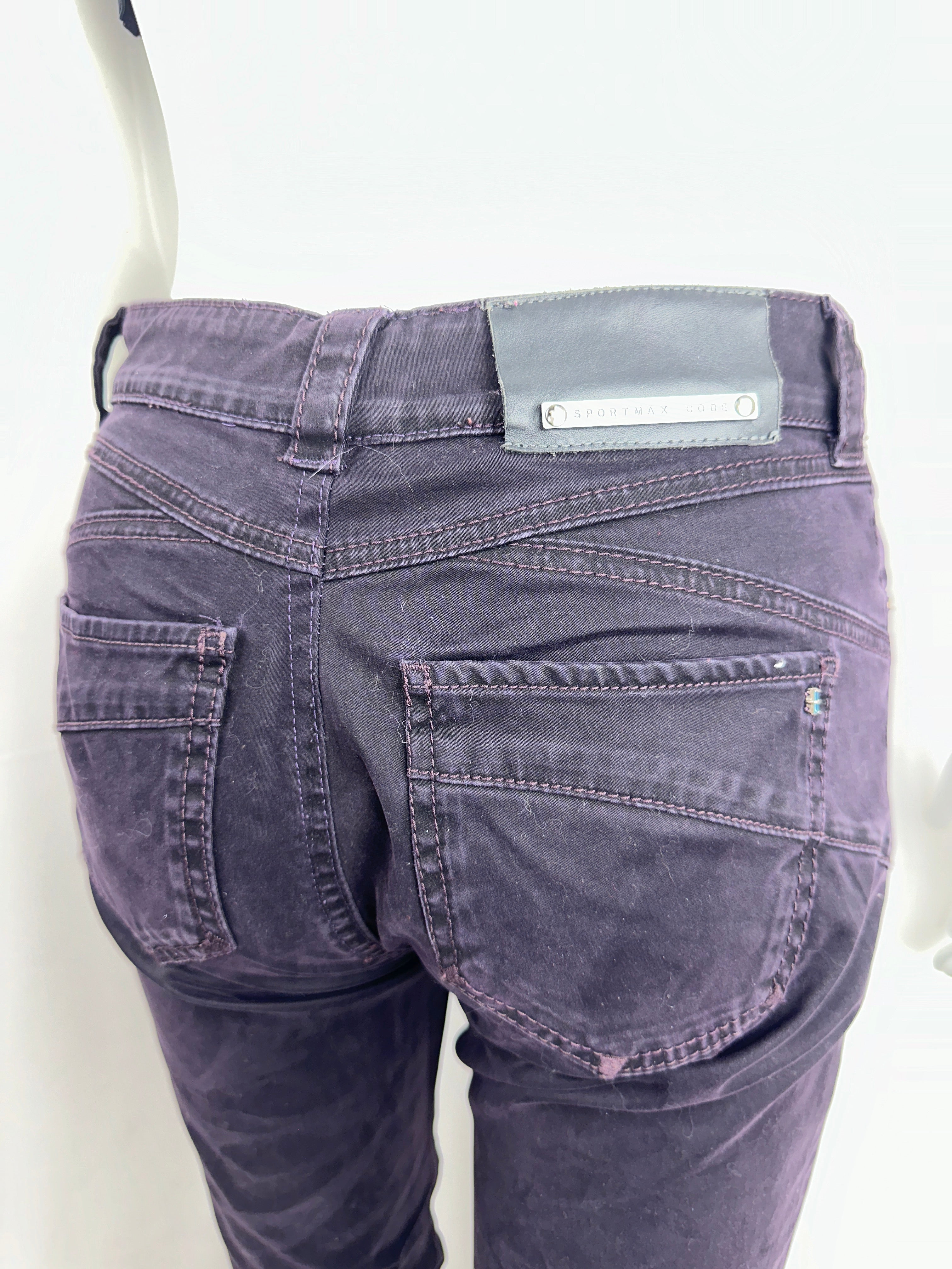 SportMax Code purple pants - size 34