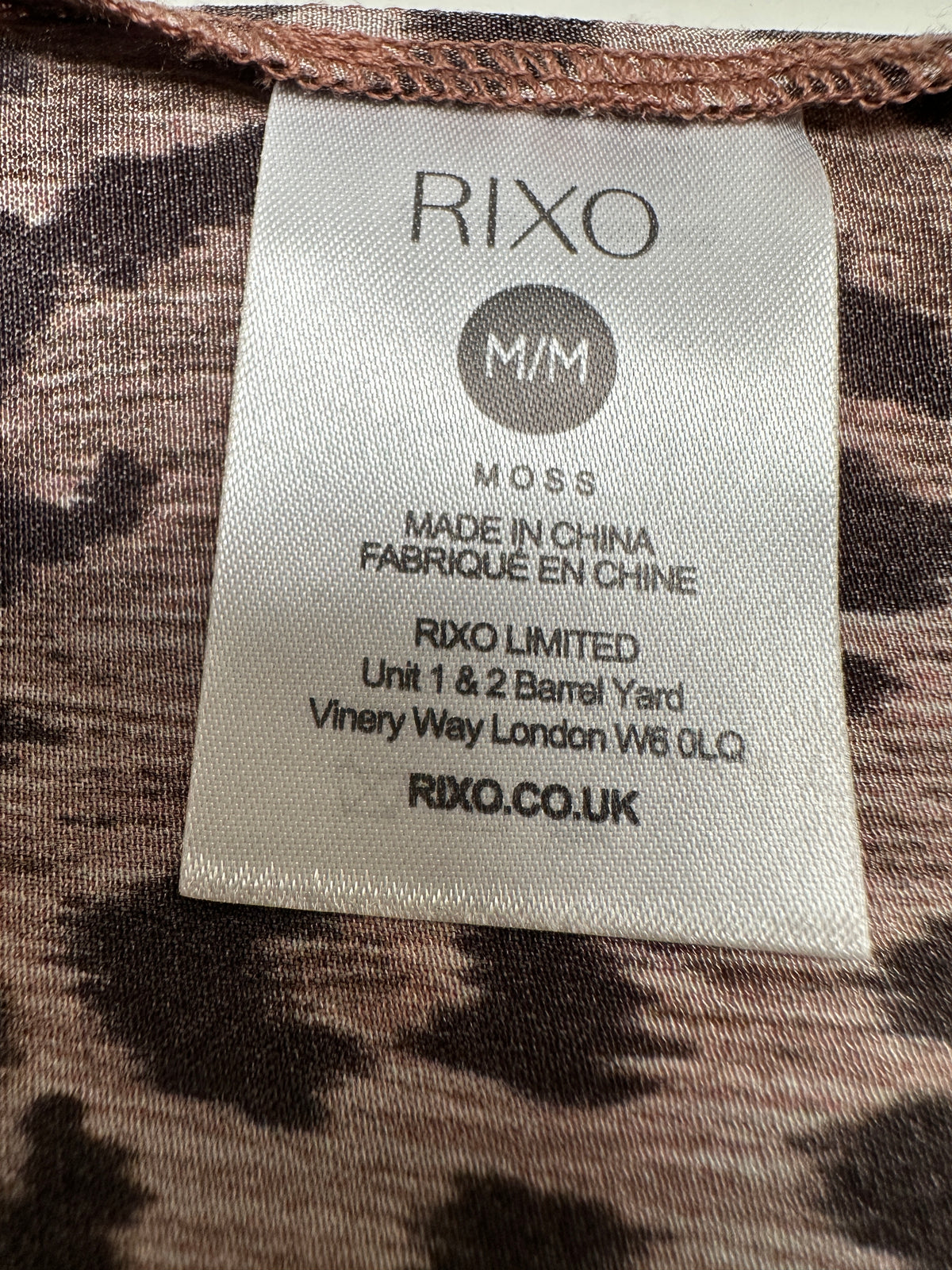 Rixo leopard print blouse - size 40