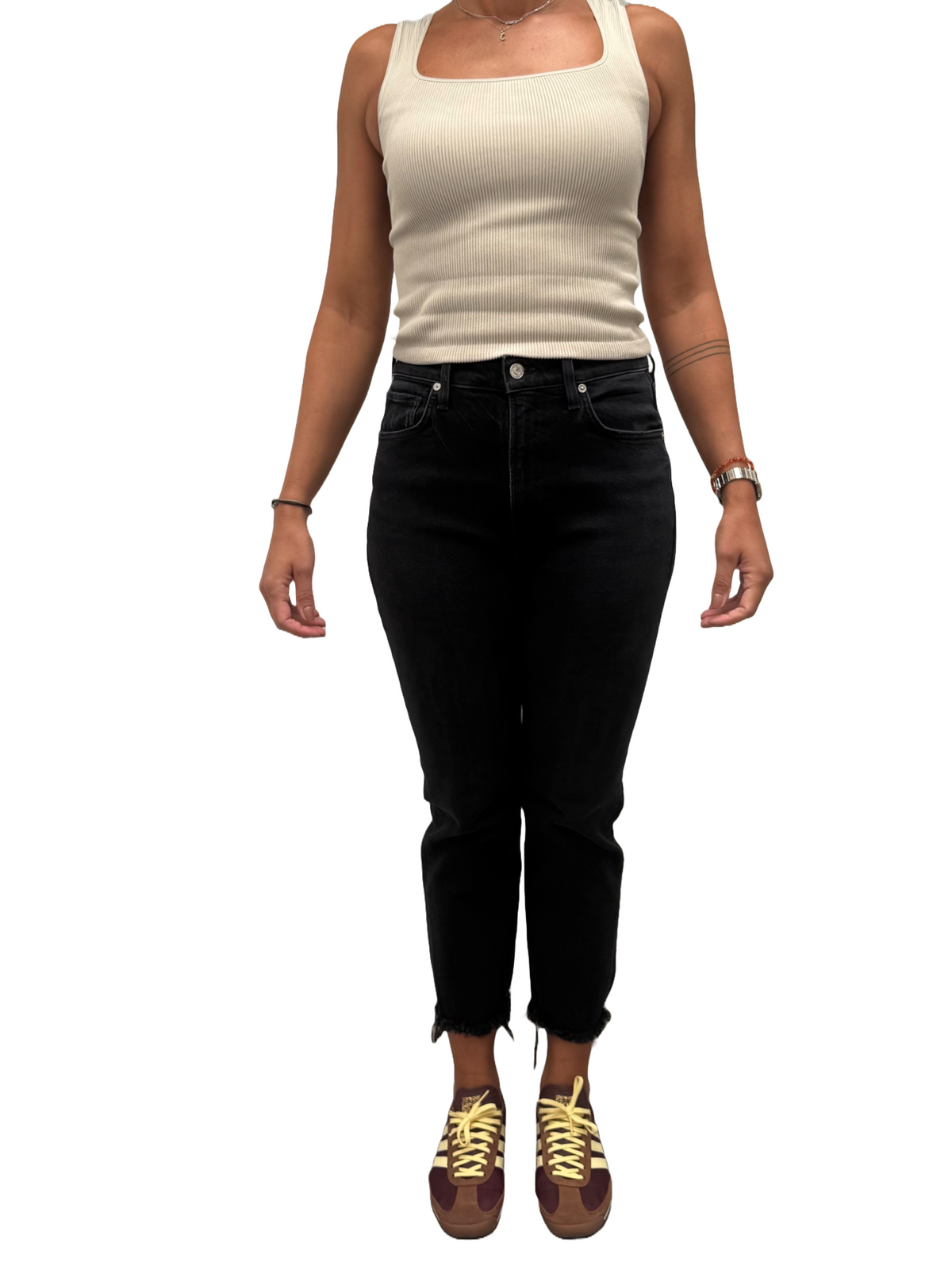 Citizens of Humanity black Daphne crop - size 27