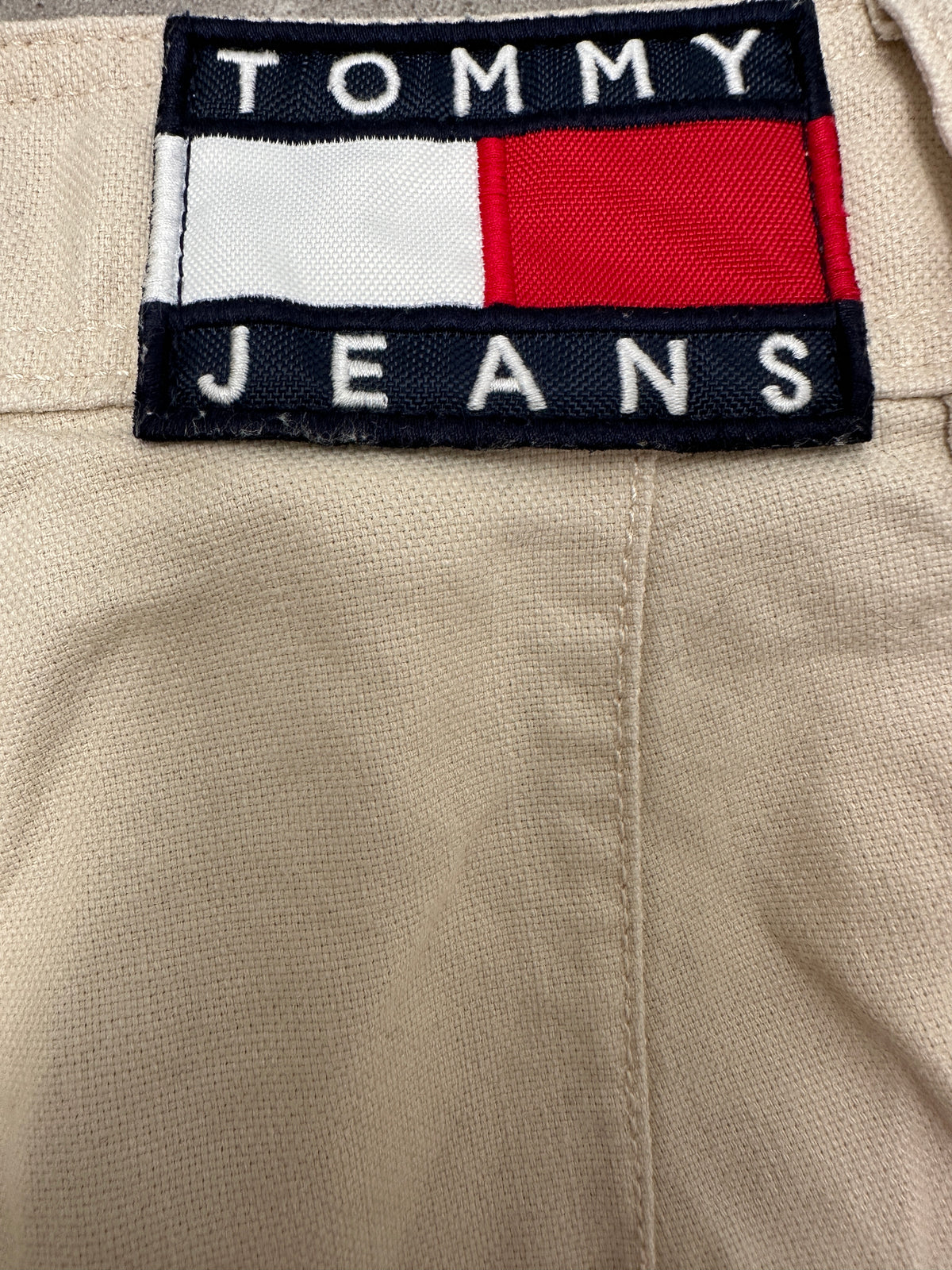Tommy Hilfiger jeans beige super high rise straight - size W25 L32