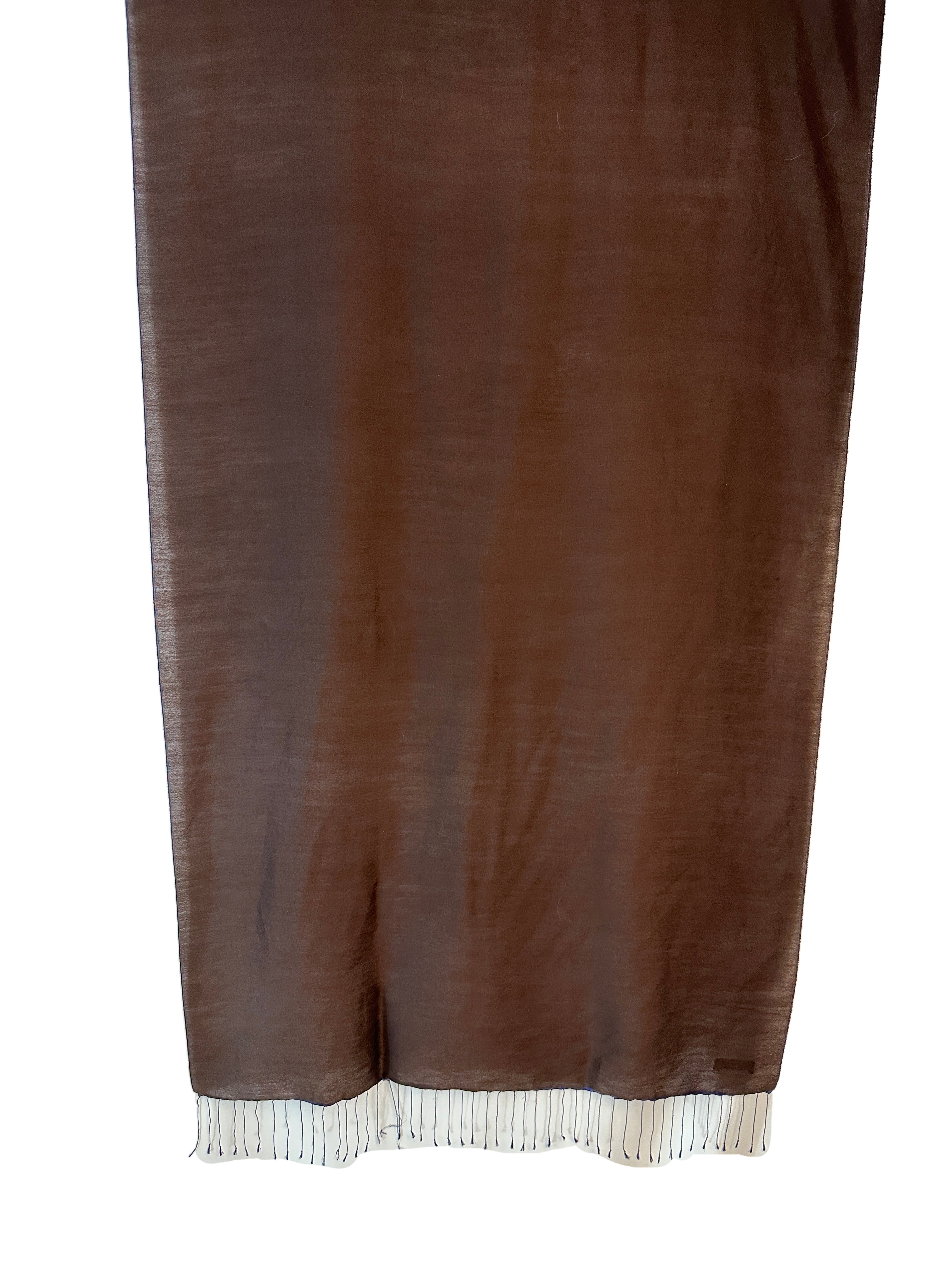 Brown pashmina stole