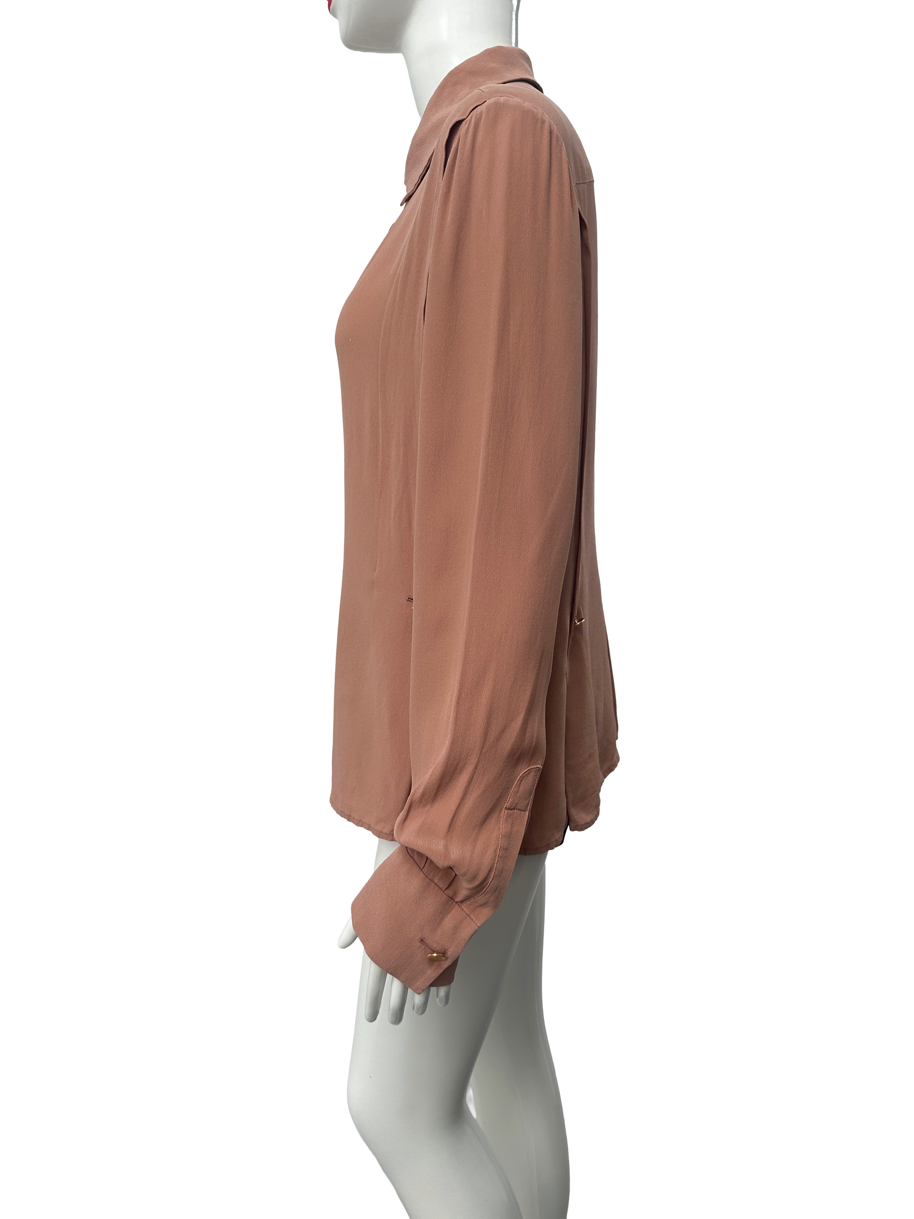 Chloe old pink silk blouse - size 42