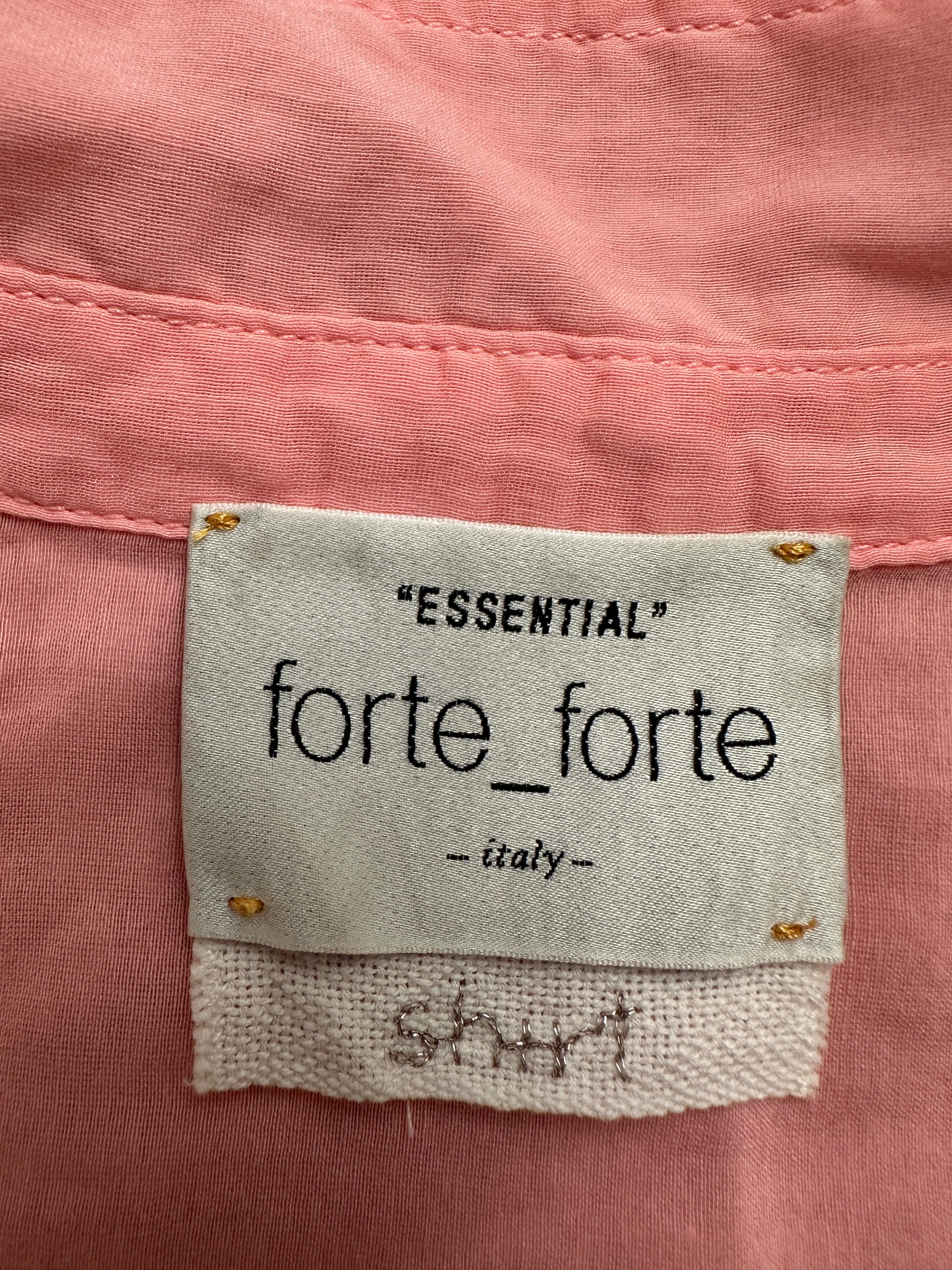 Forte_Forte transparent salmon shirt - size 36