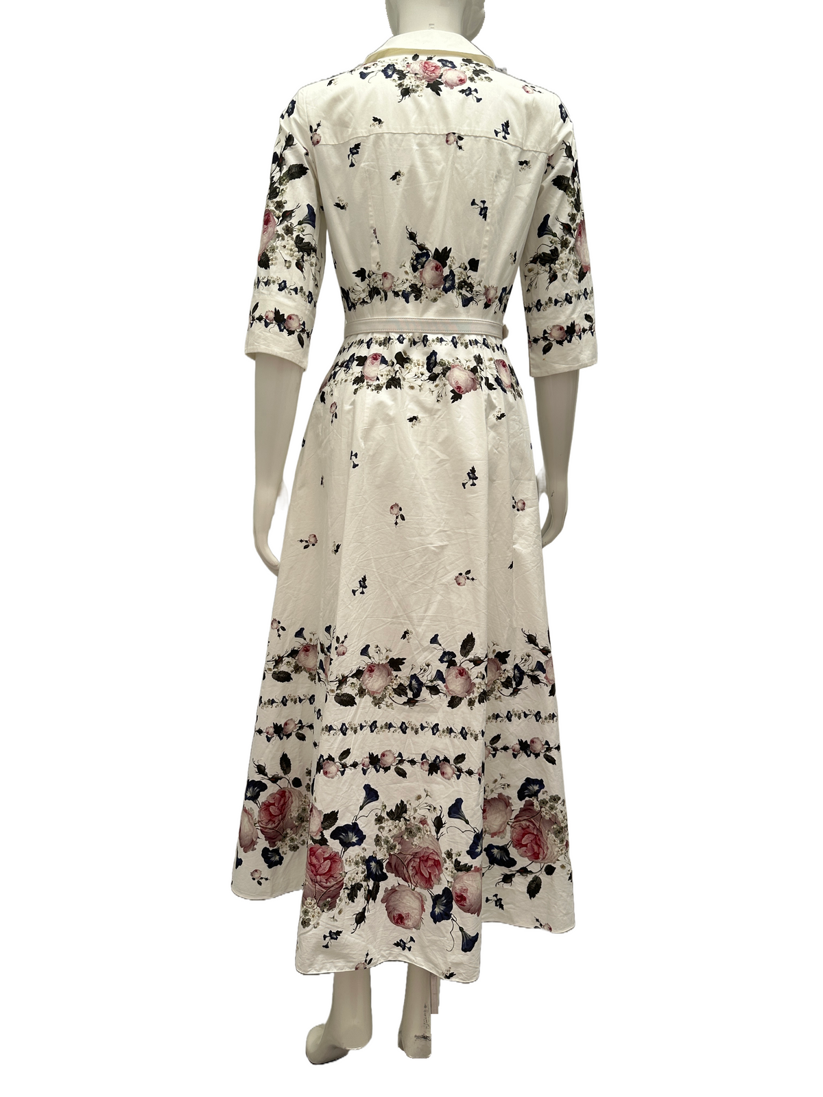 Erdem Kasia white floral dress - size 36