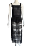 Giorgio Armani crystal embroidered dress - size 40