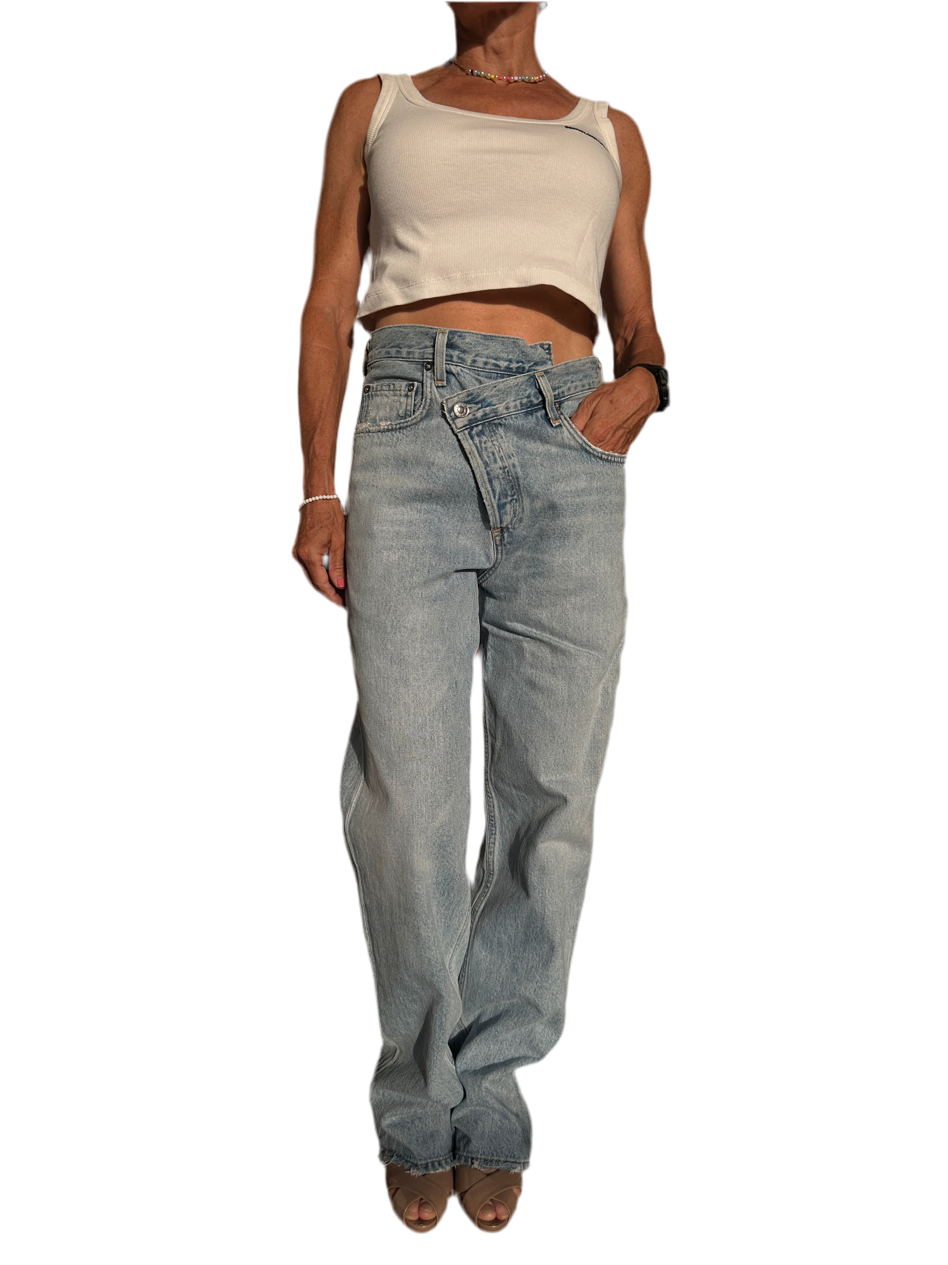 Agolde Blue Jean cotton "Criss Cross" - size 24