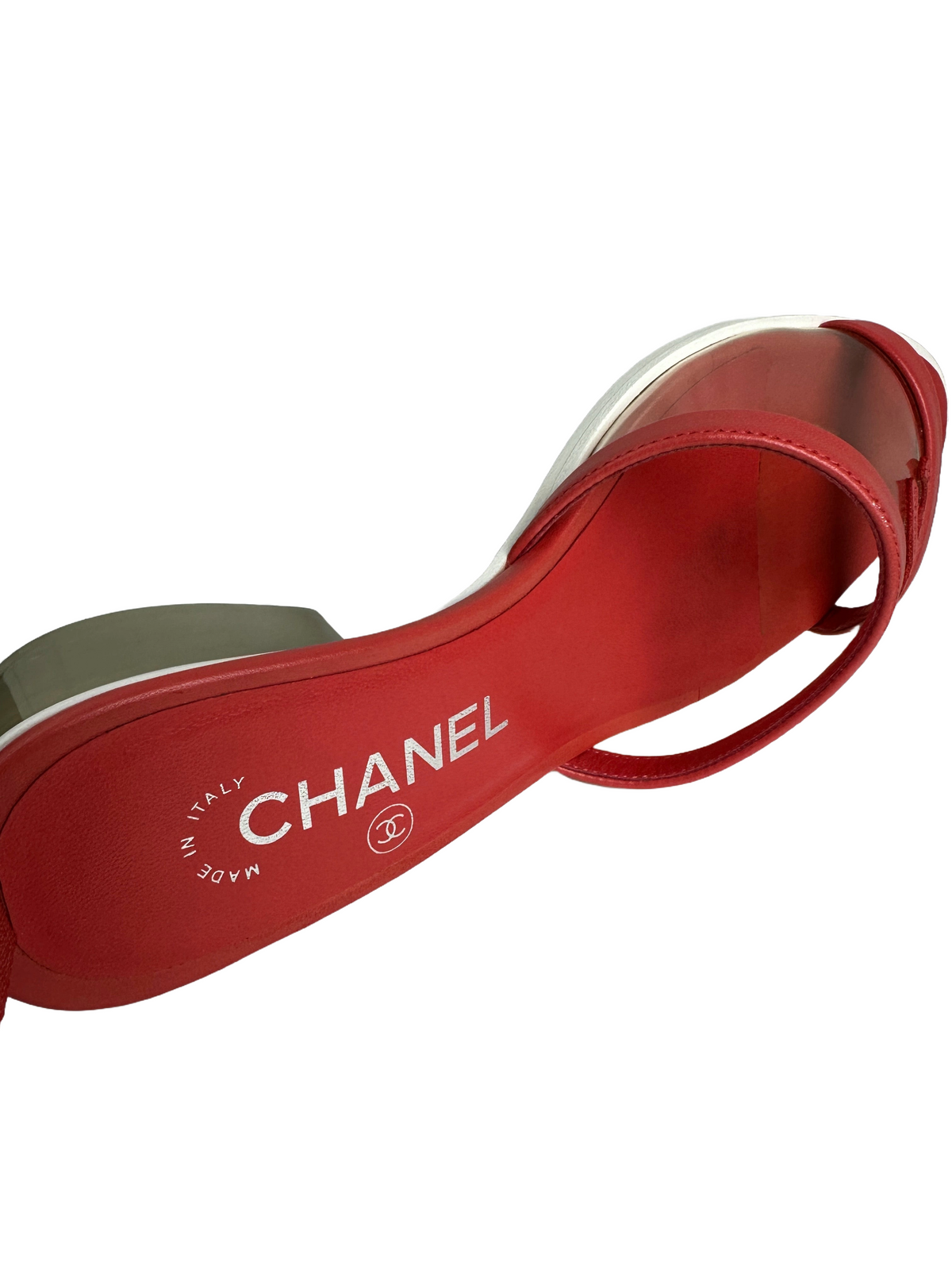 Chanel transparent mule - size 36