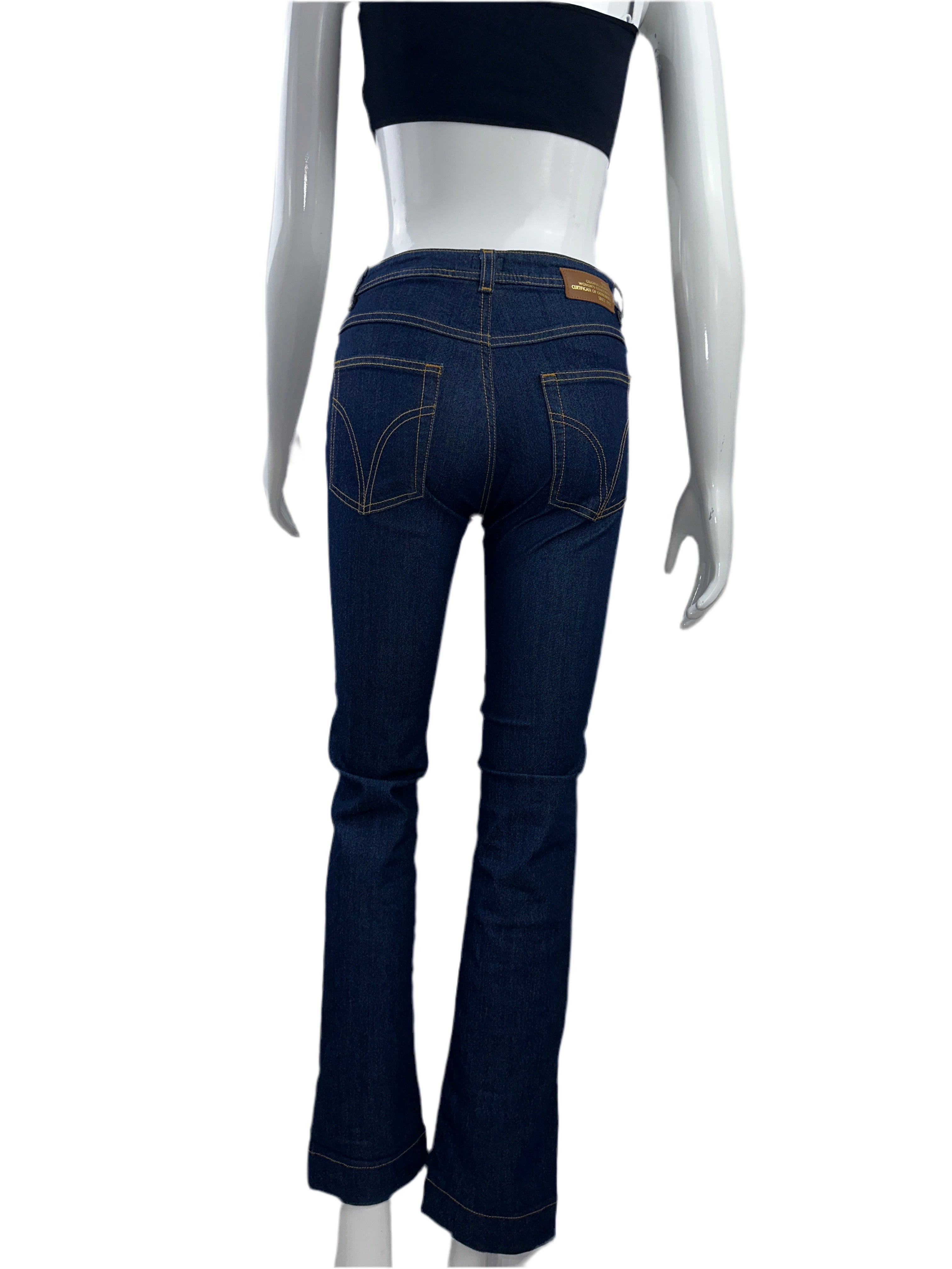 Dolce & Gabbana denim pants with brown thread - size 34