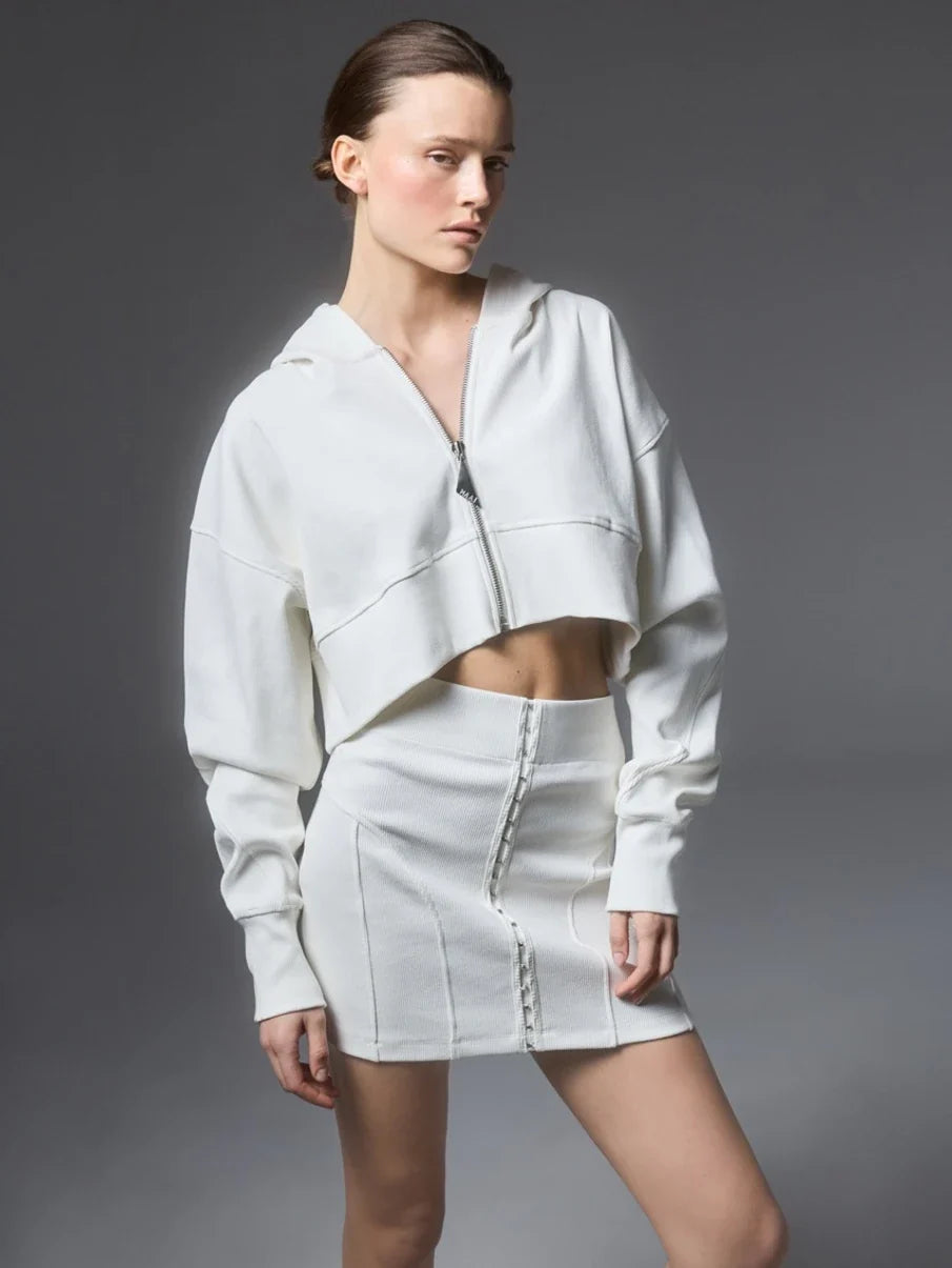 Maaj Vera hoodie white - size TU
